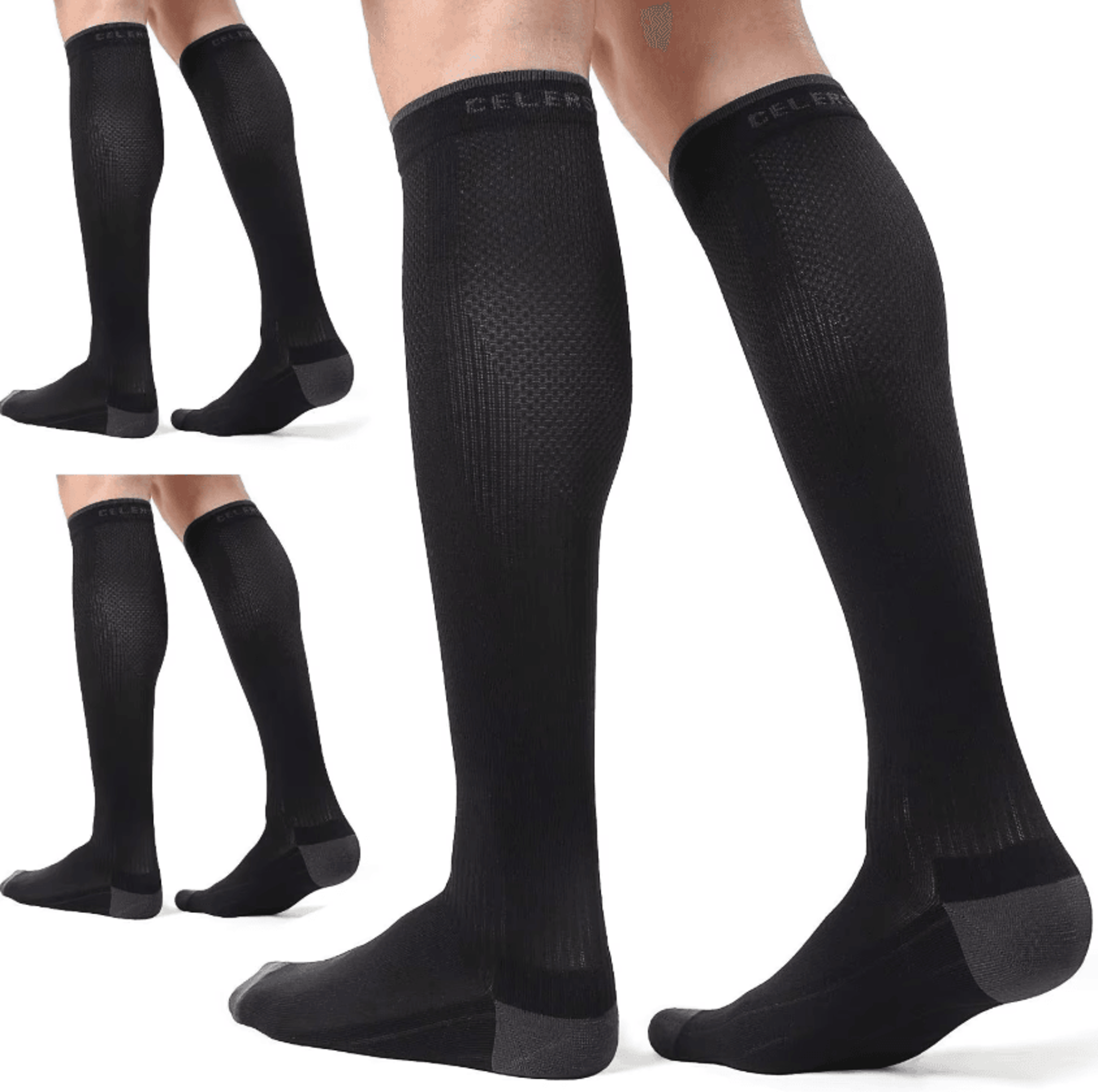 20-30 mmhg compression socks for men and women running and everyday support