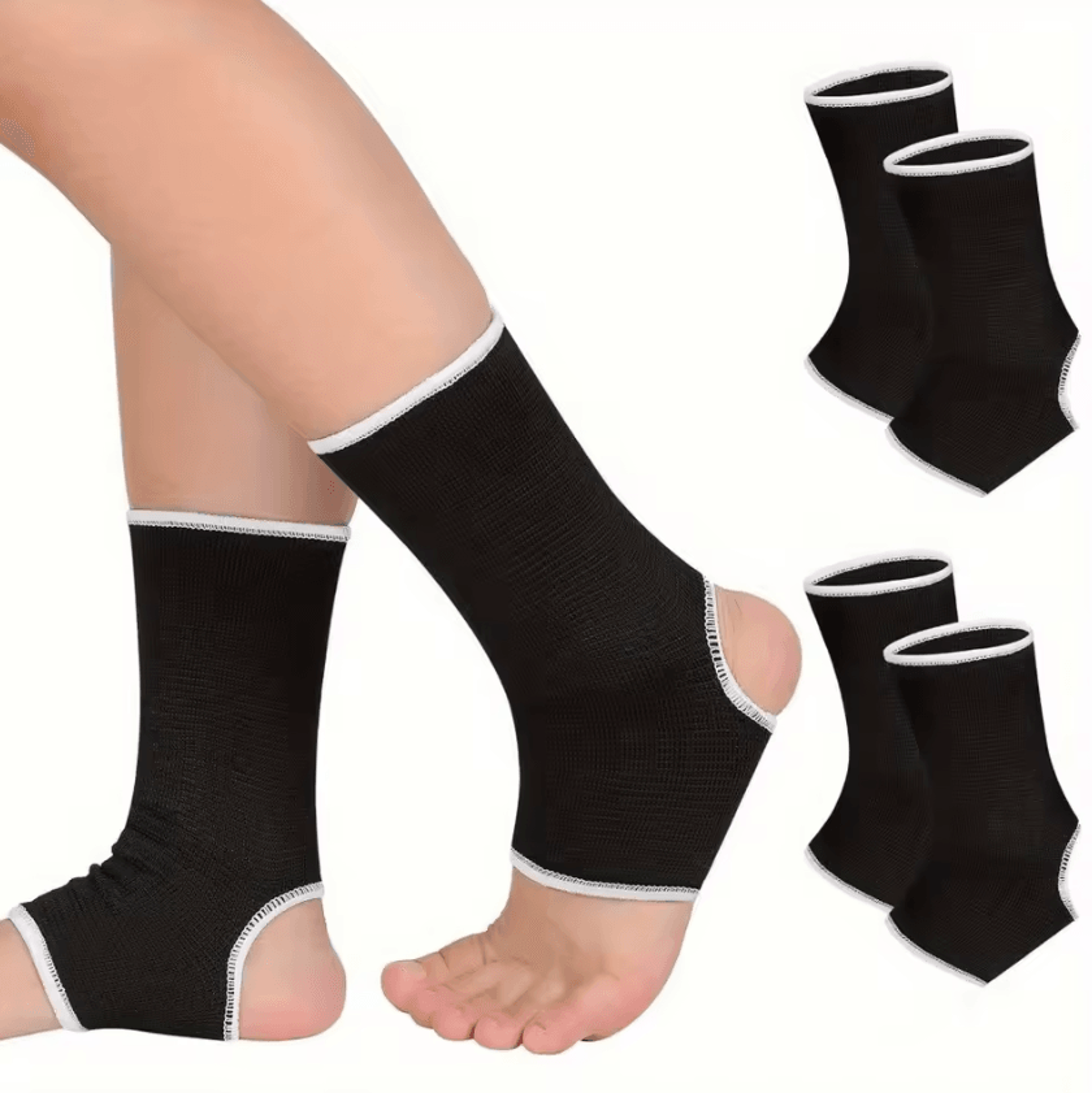 breathable ankle support sleeve compression elastic ankle brace for men and women