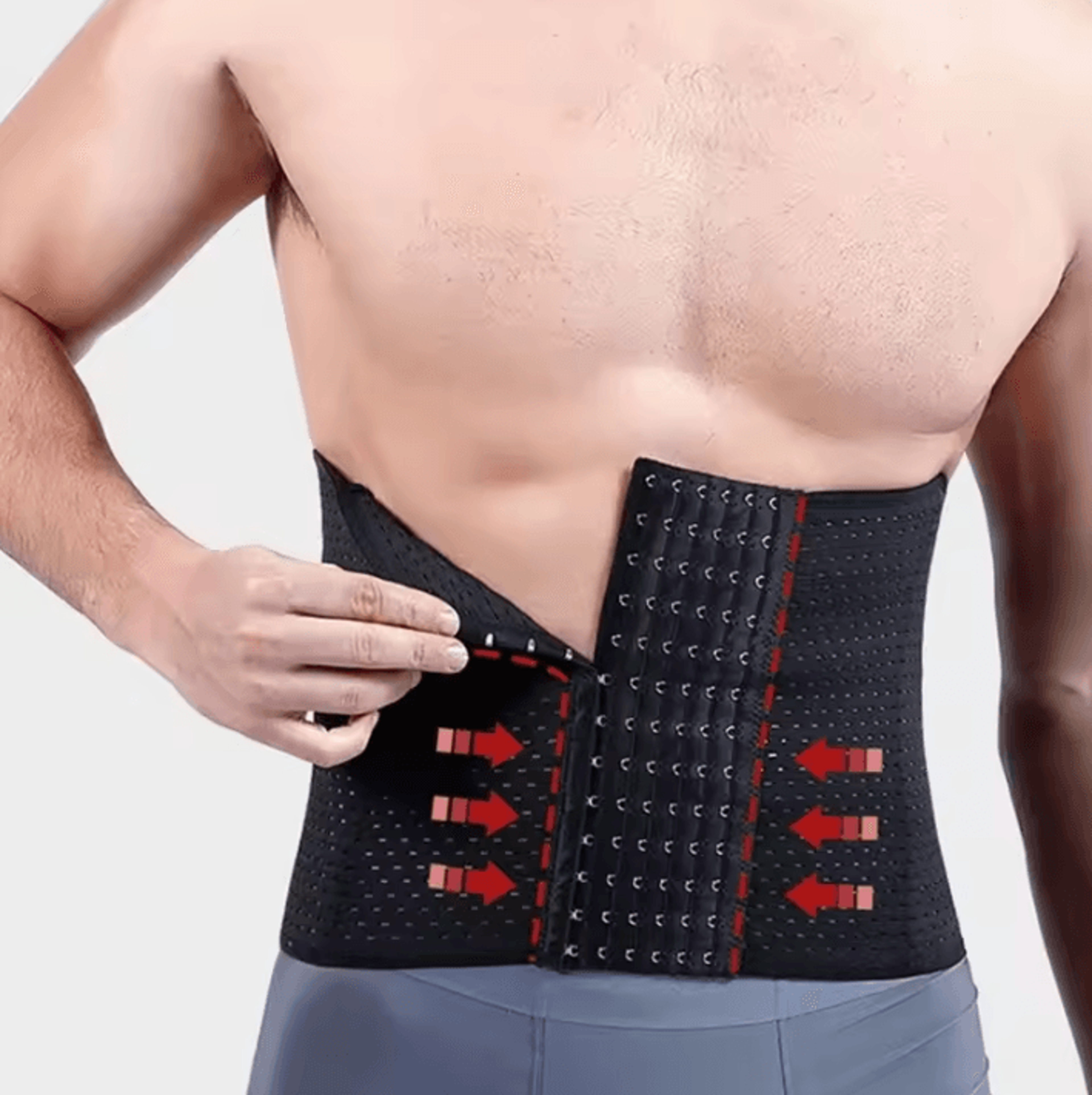 men's waist trainer belt tummy control body shaper for fitness and everyday support