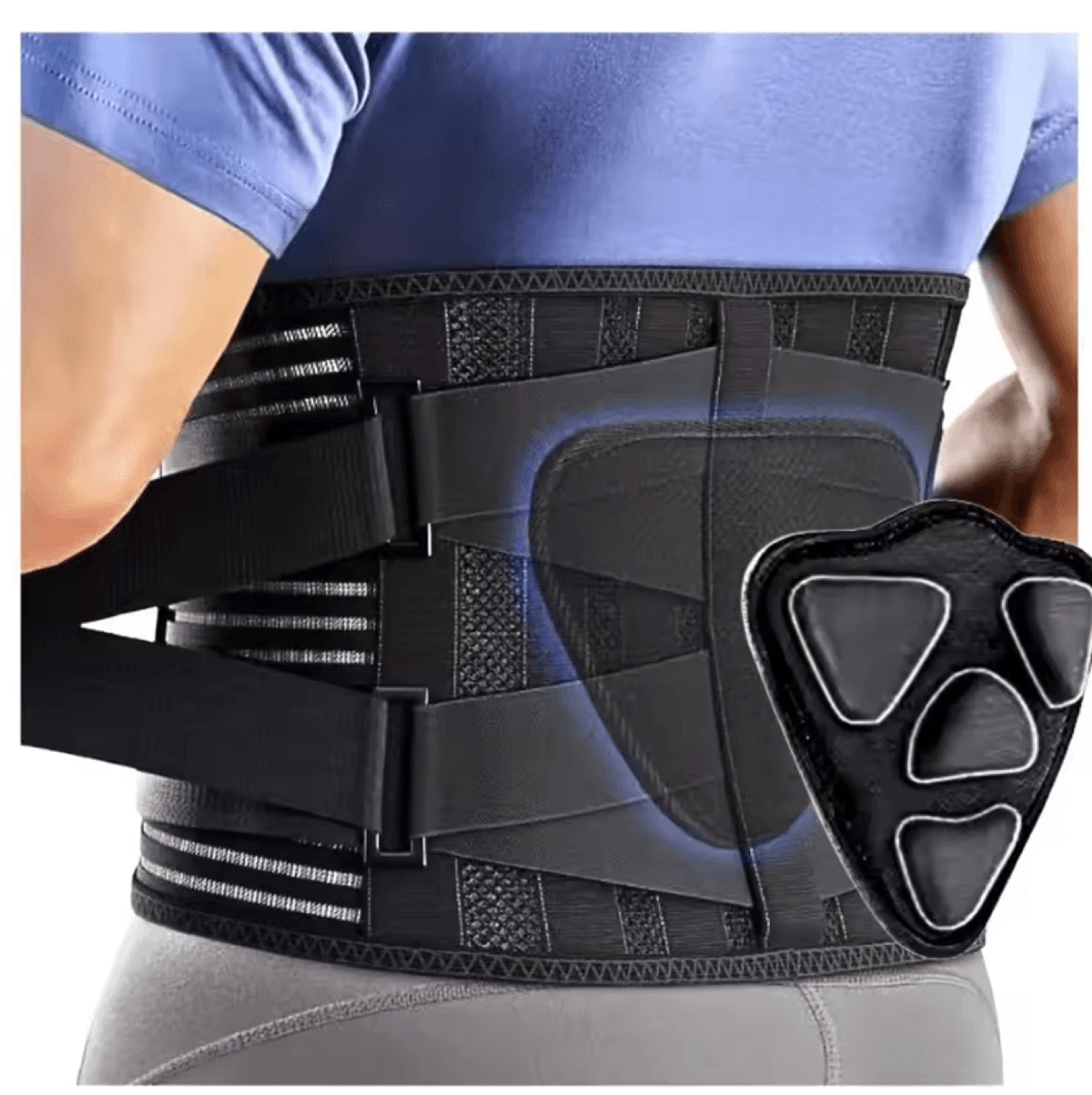 adjustable lower back support belt lumbar back brace for men and women