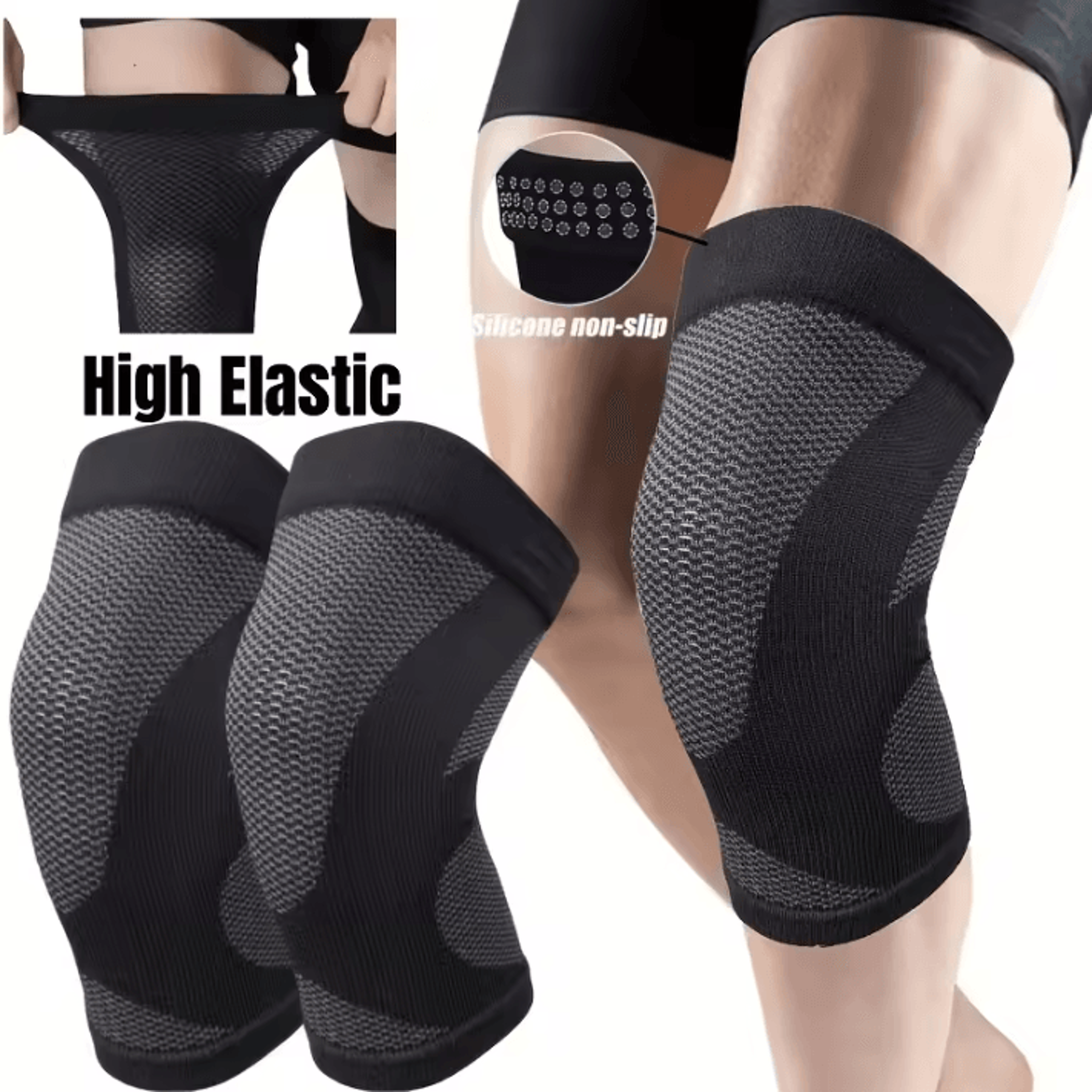 ultra thin knee compression sleeves breathable non slip knee support for running fitness and sports