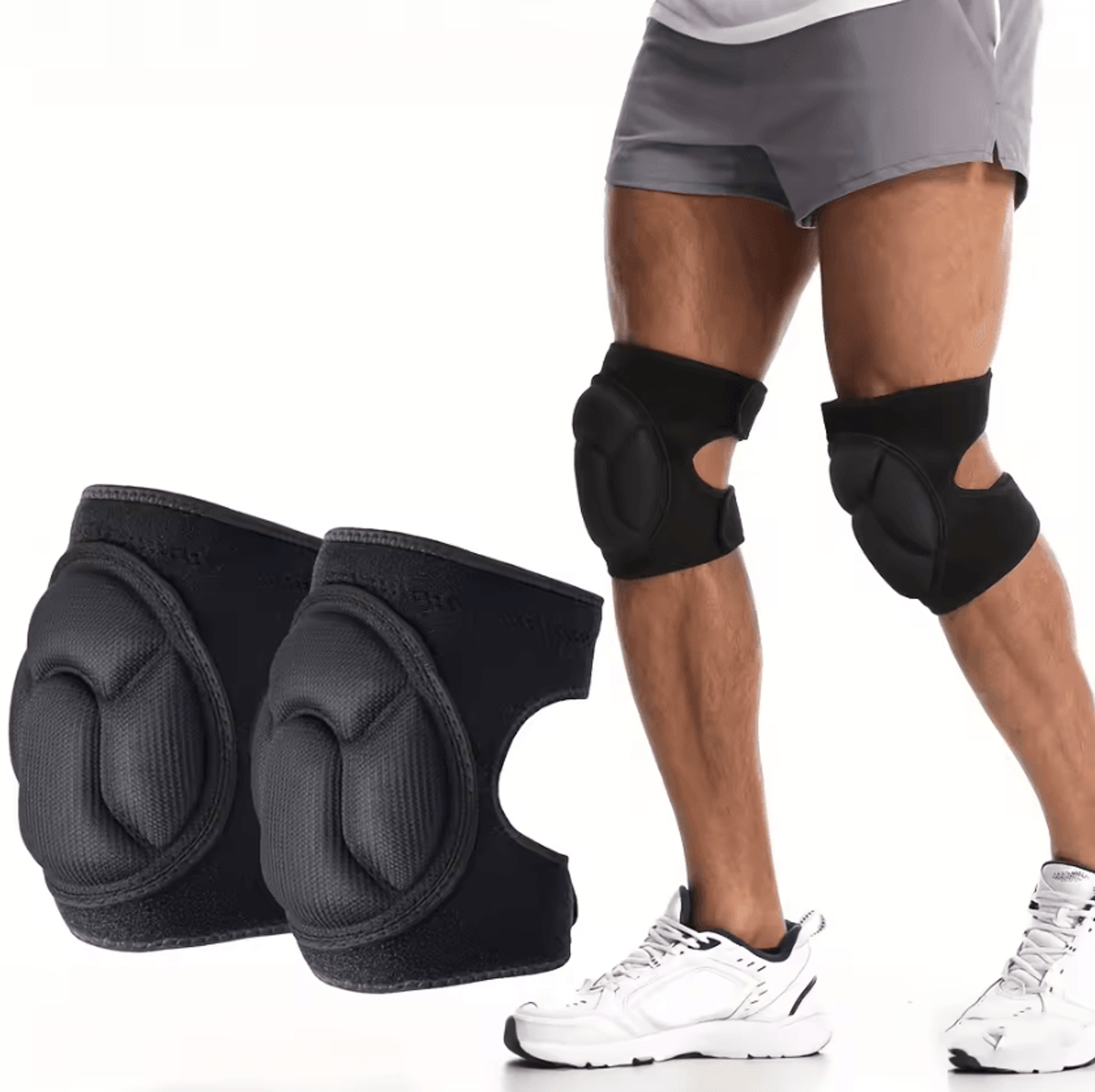 thick sponge knee pads for work gardening flooring and sports with non slip protection