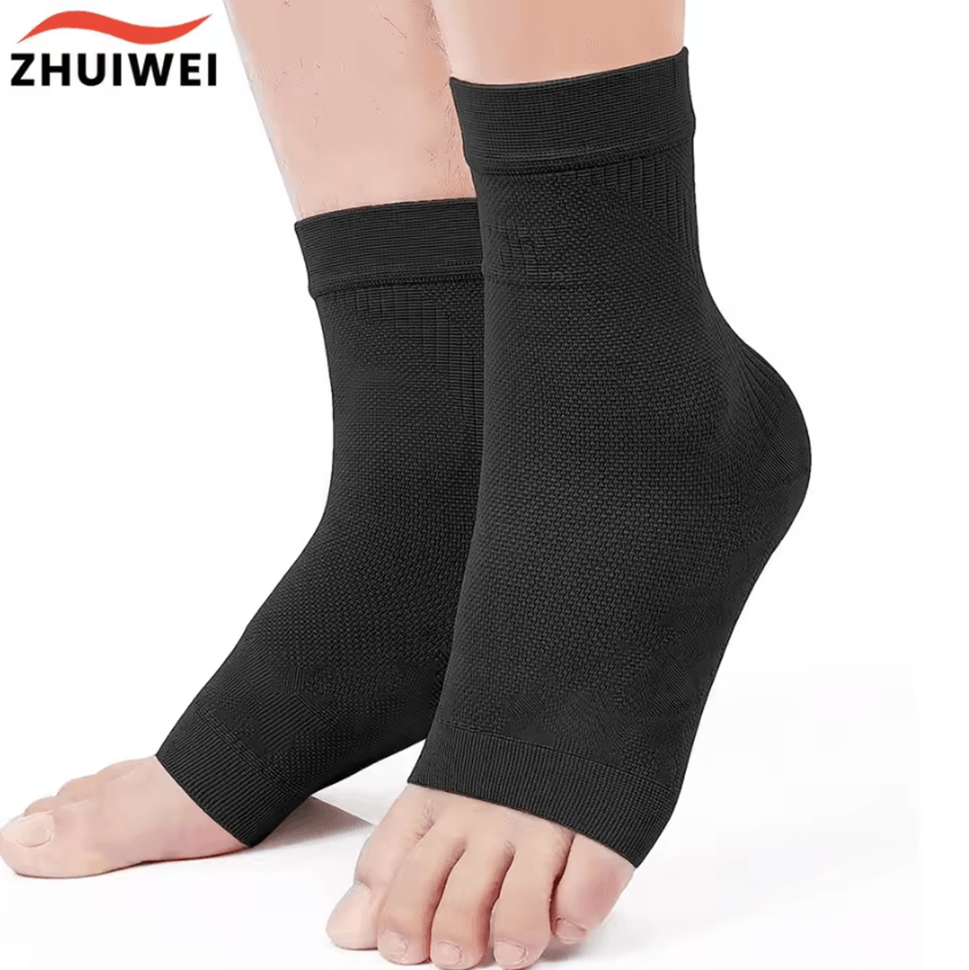 ankle compression support sleeves with arch support for sports walking and everyday comfort