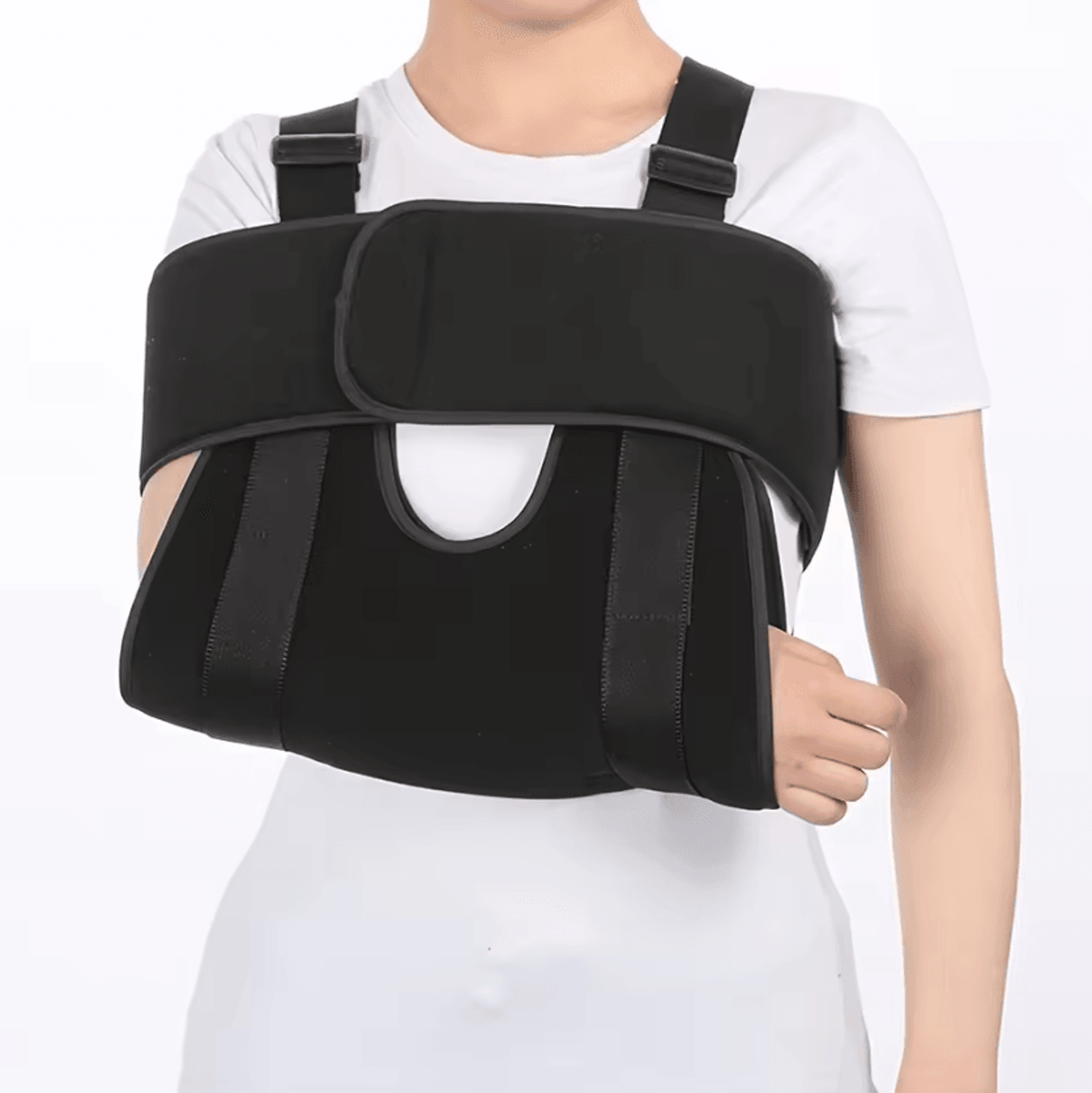 adjustable arm sling shoulder immobilizer brace for elbow wrist and shoulder support