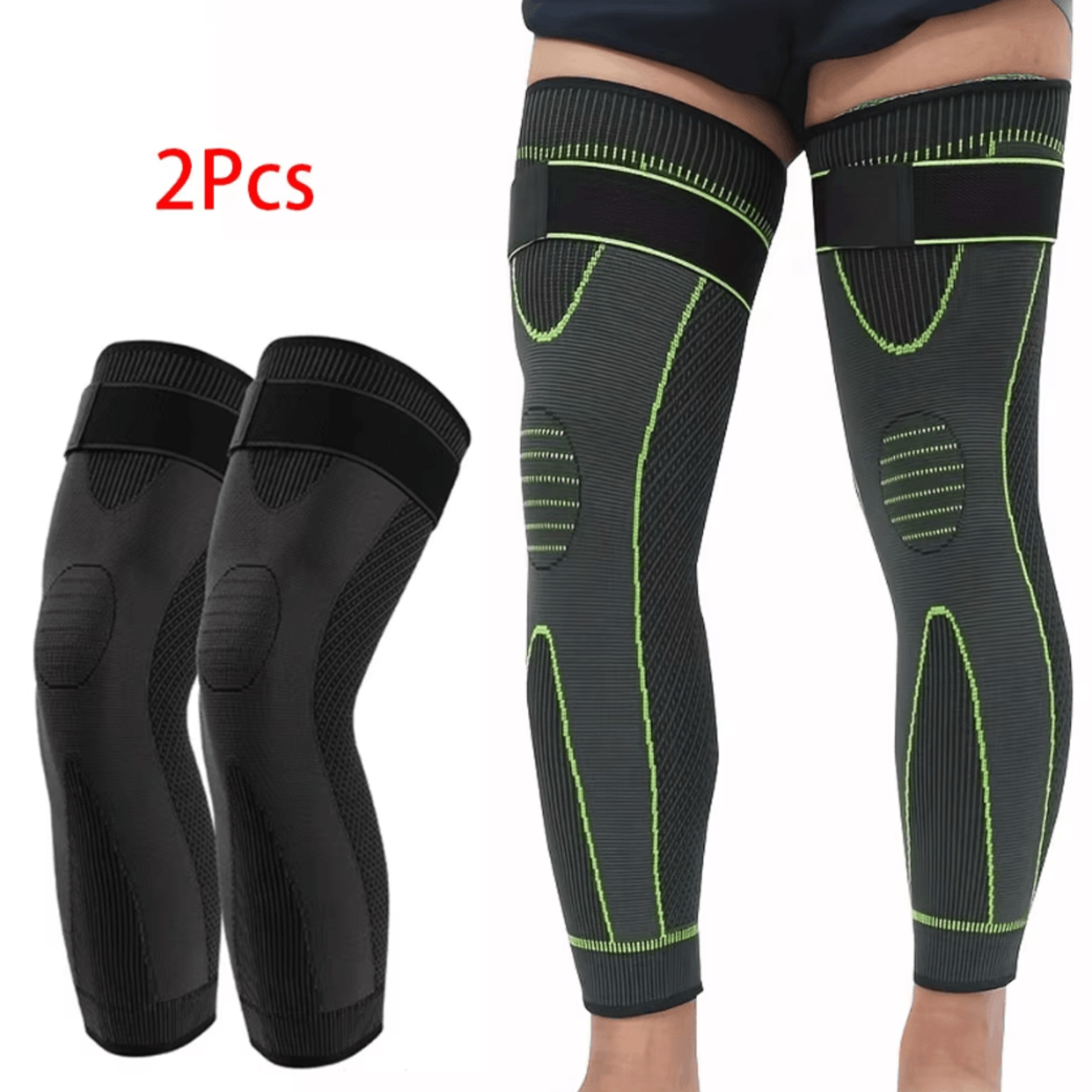 2-pack compression knee sleeves high-elastic knee support for men & women