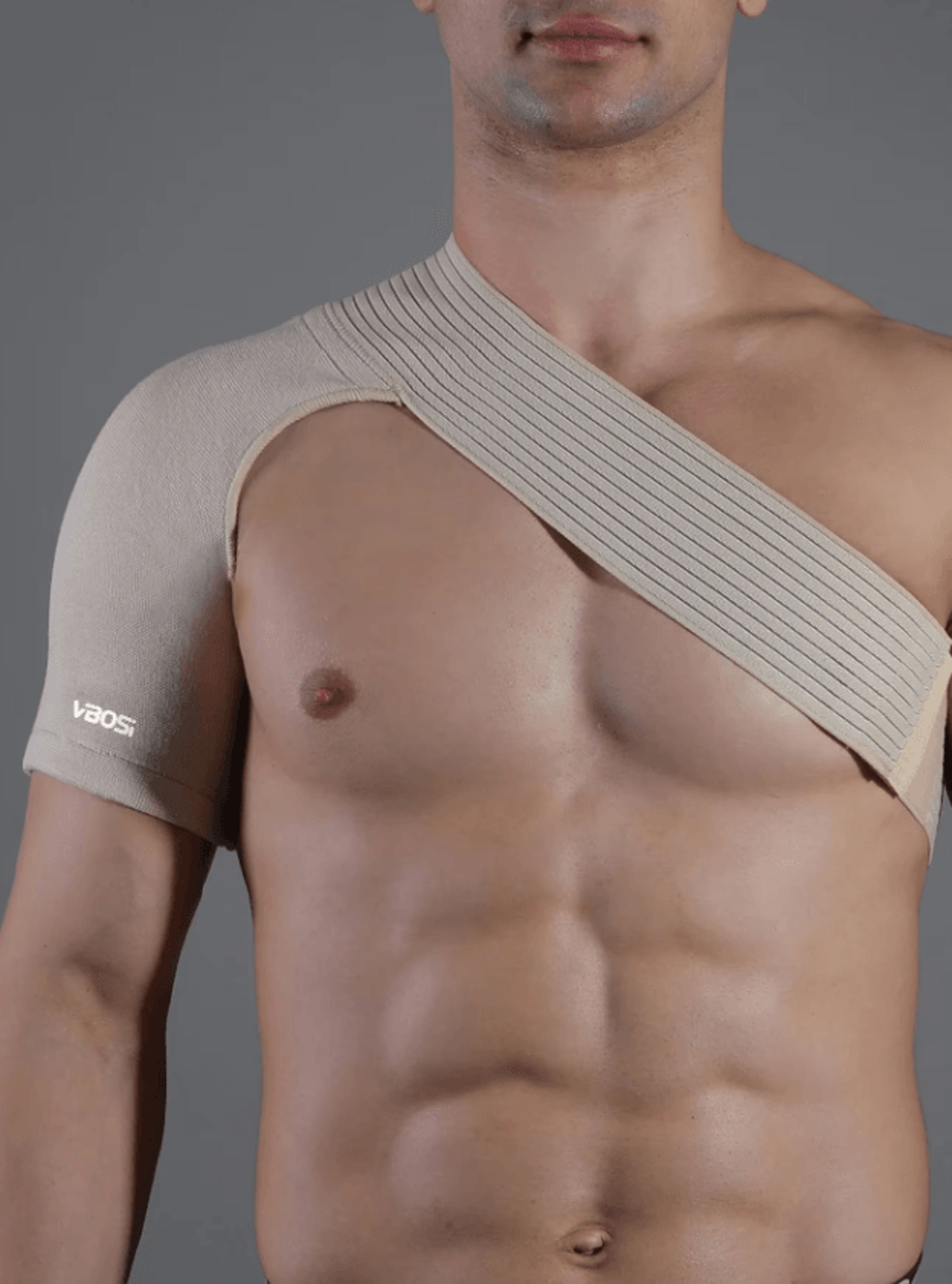 breathable shoulder support brace – elastic upper back brace for posture support and everyday comfort