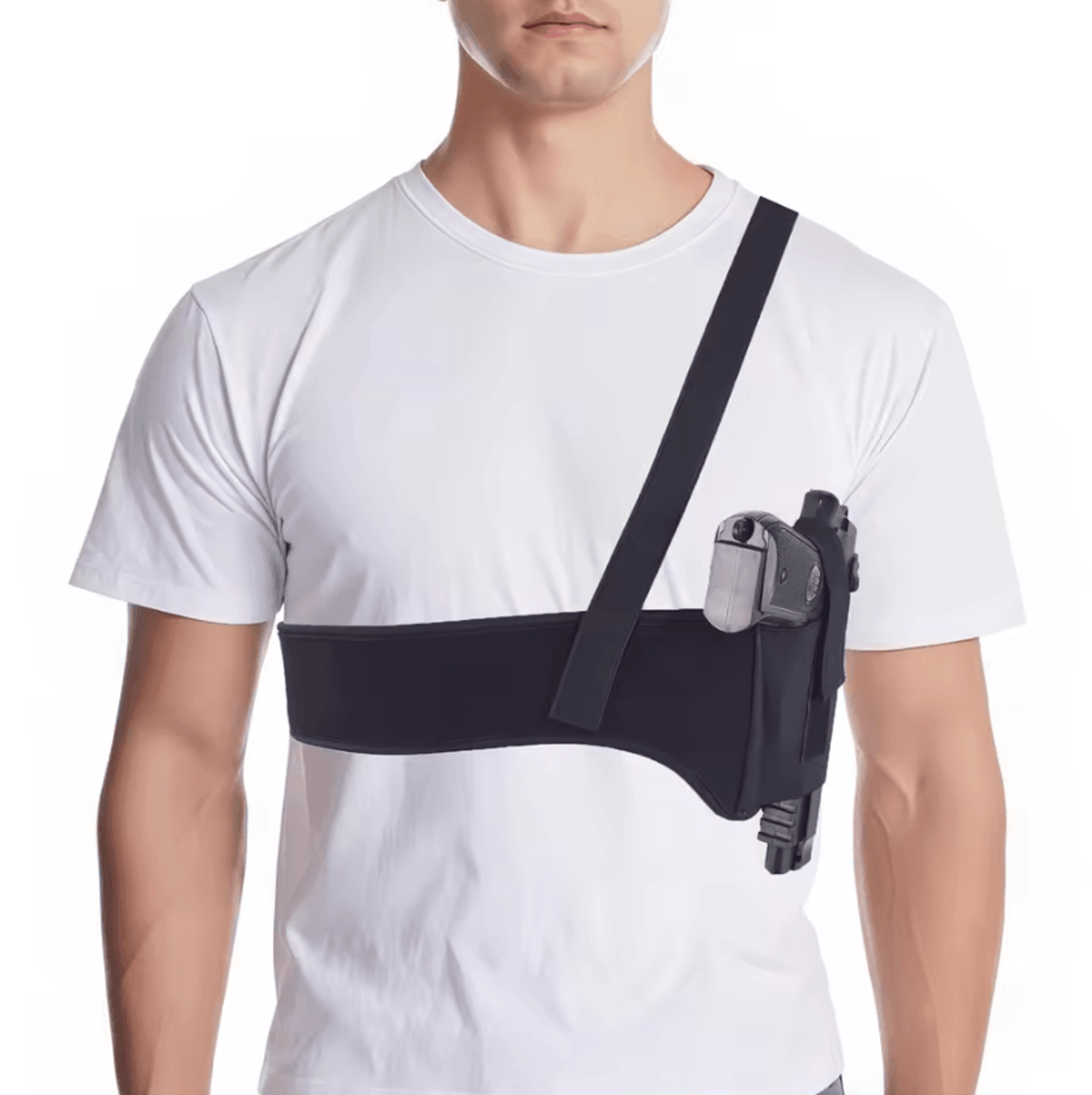concealed underarm shoulder holster tactical chest rig for concealed carry and outdoor use