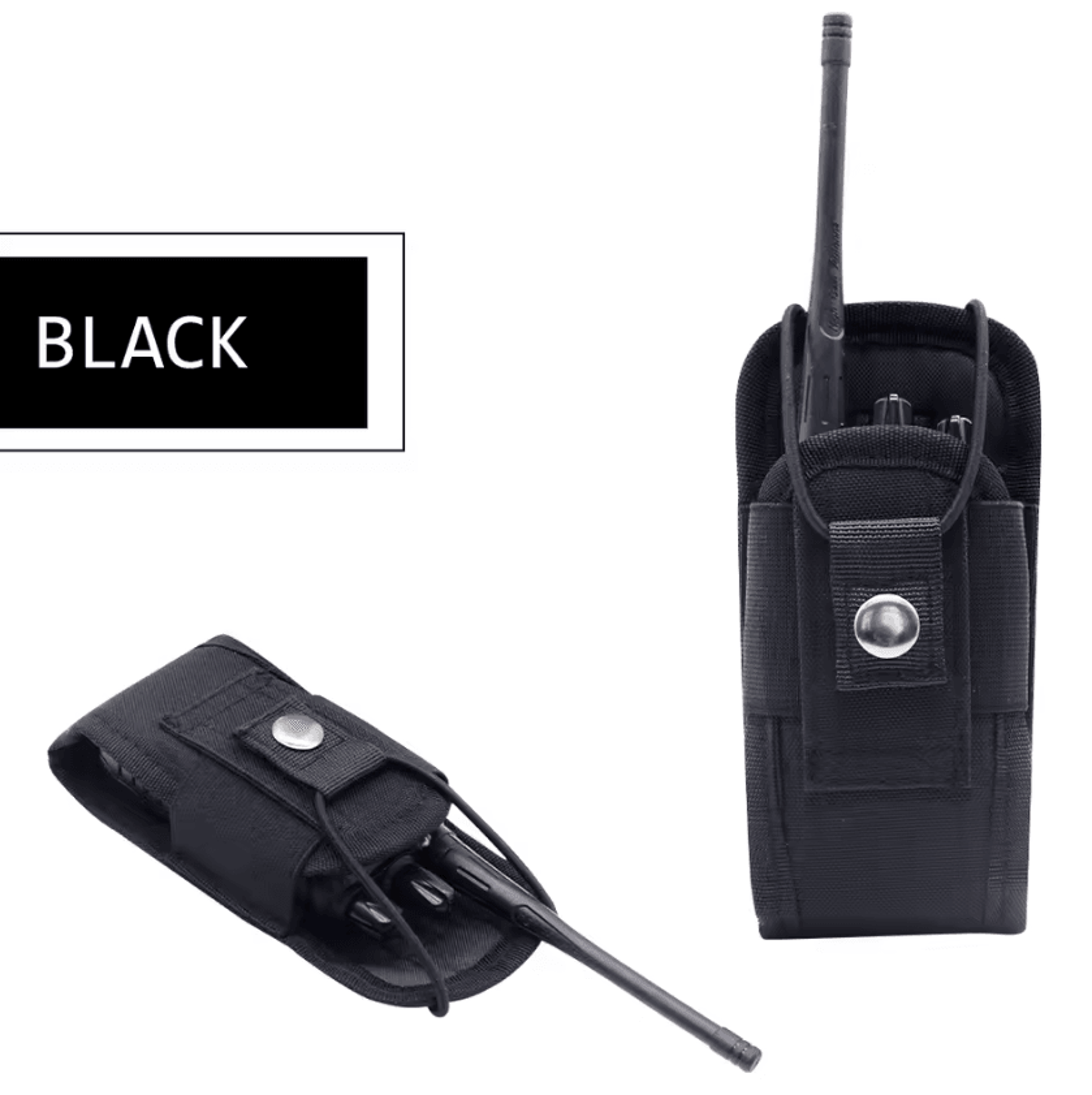 molle walkie talkie pouch 600d oxford radio holder for outdoor work and adventure