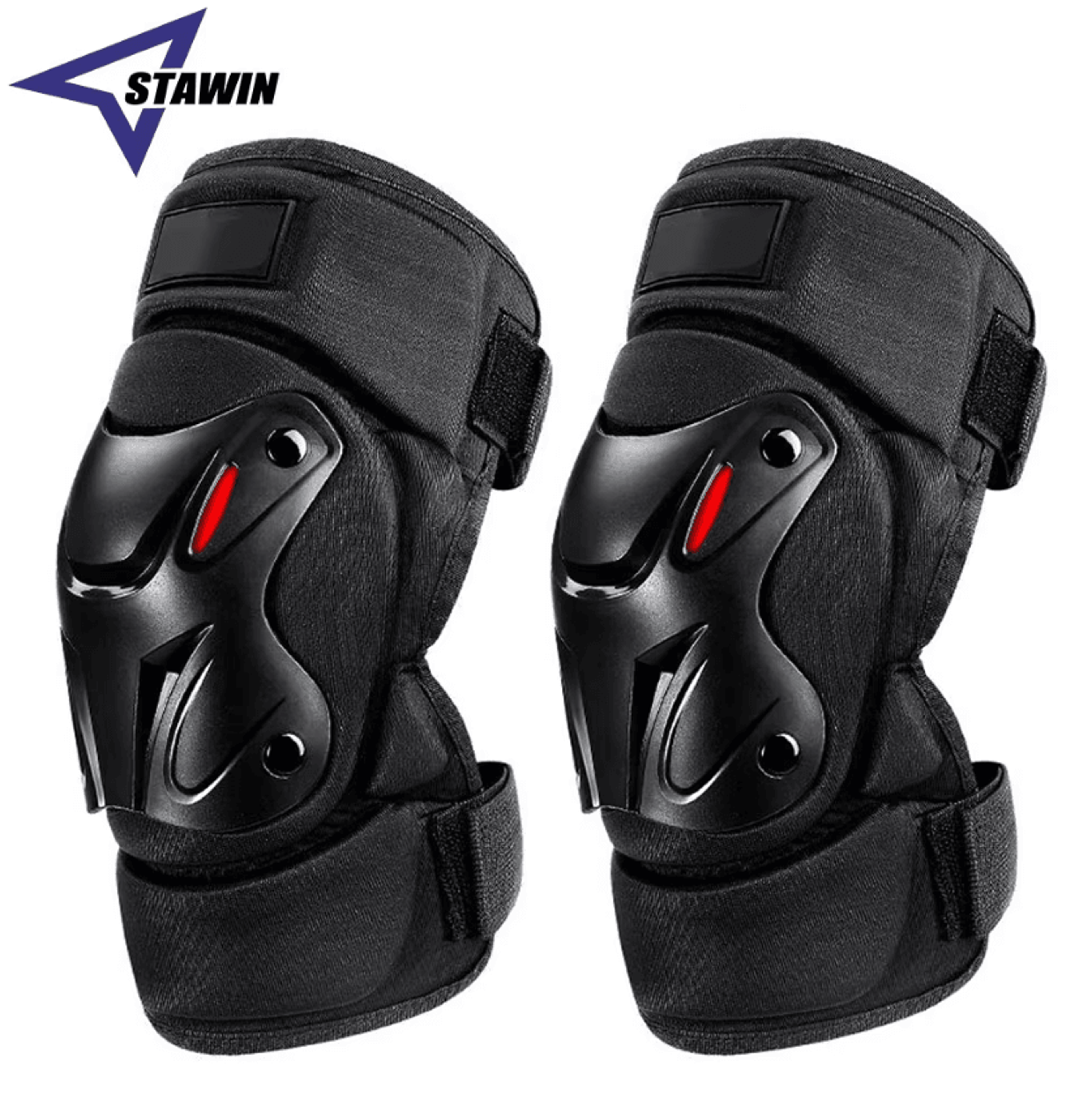 shock absorbing knee and elbow pads for motorcycle riding and outdoor sports
