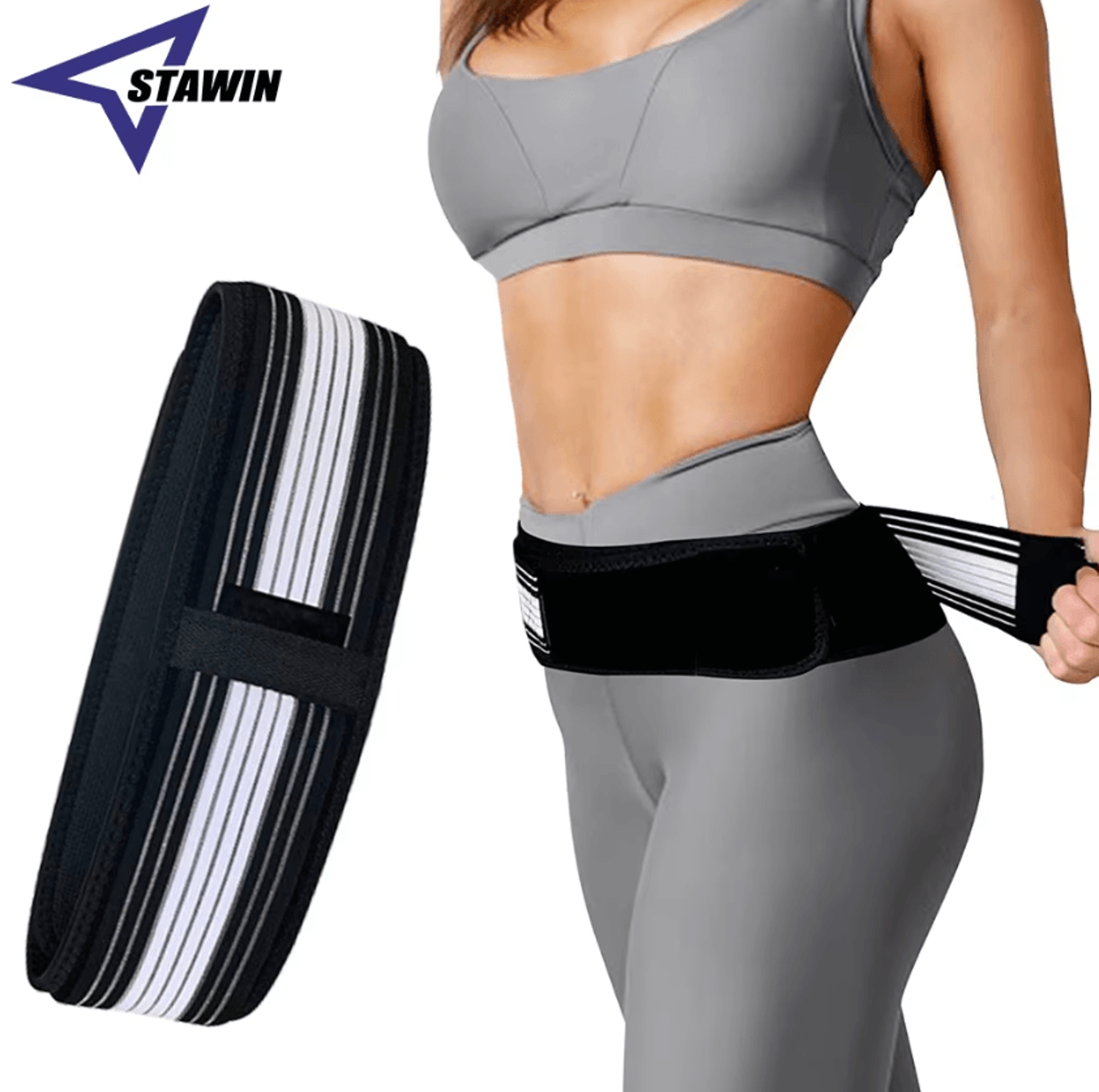 sacroiliac si joint belt hip and pelvic support brace for lower back stability