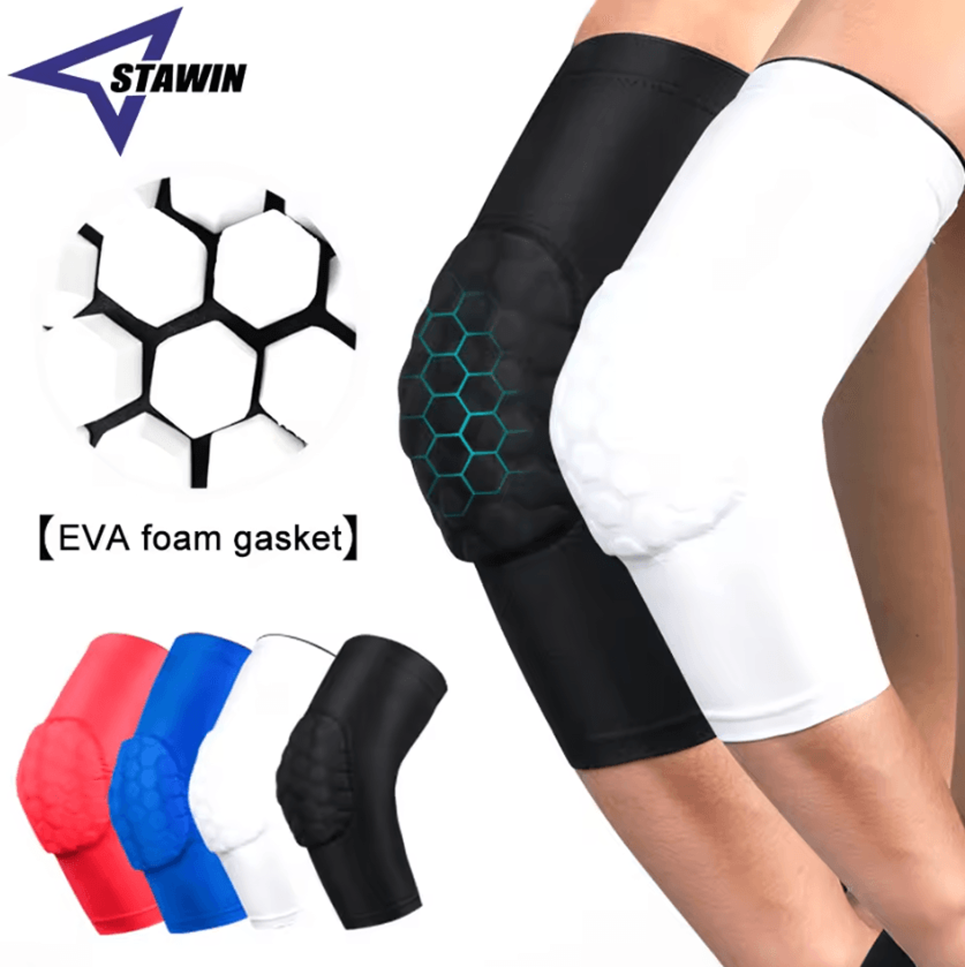 honeycomb padded elbow compression sleeve sports arm guard for basketball cycling and running