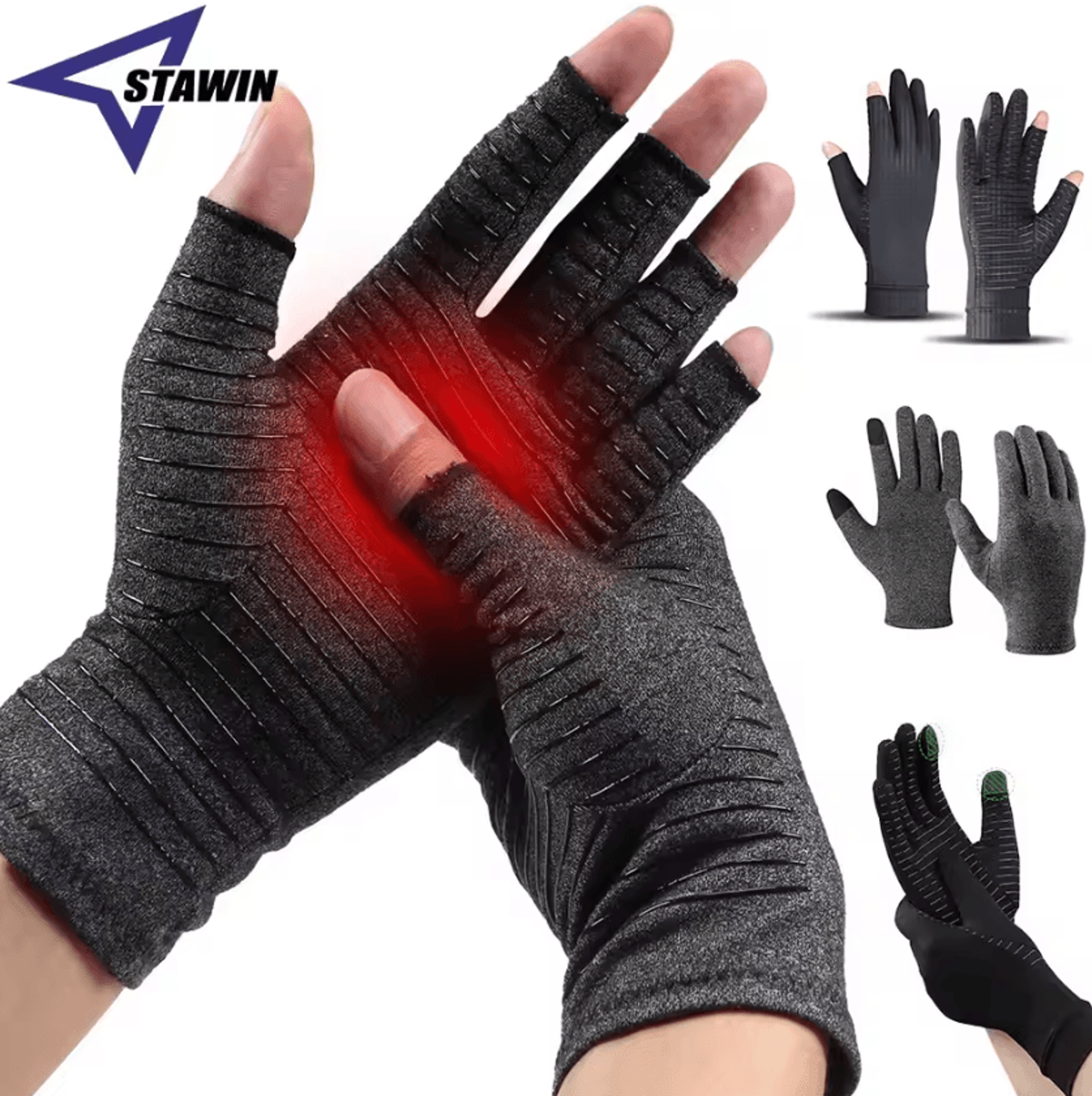 copper compression arthritis gloves for hand support carpal tunnel and joint comfort