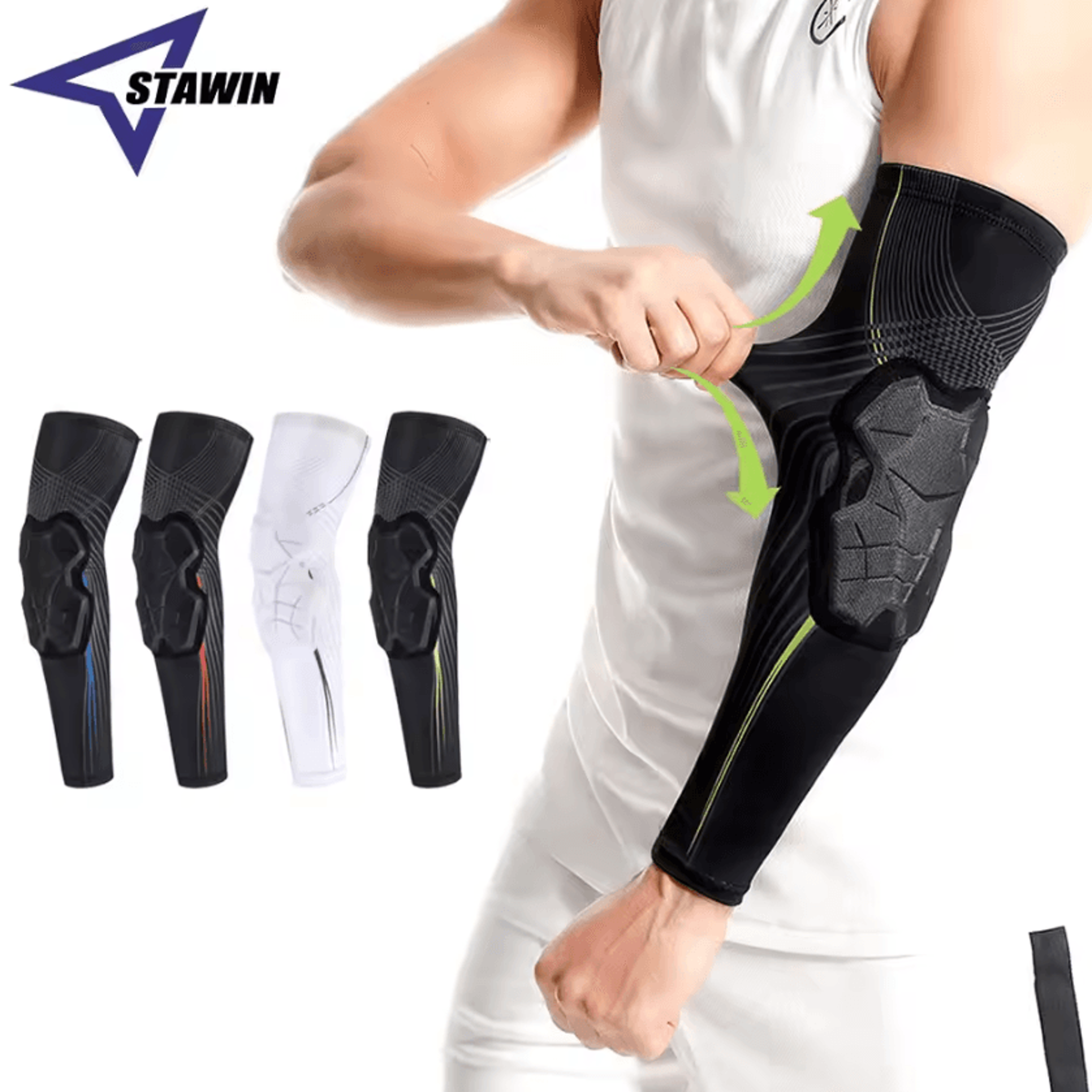 padded elbow compression sleeve for basketball volleyball football and cycling