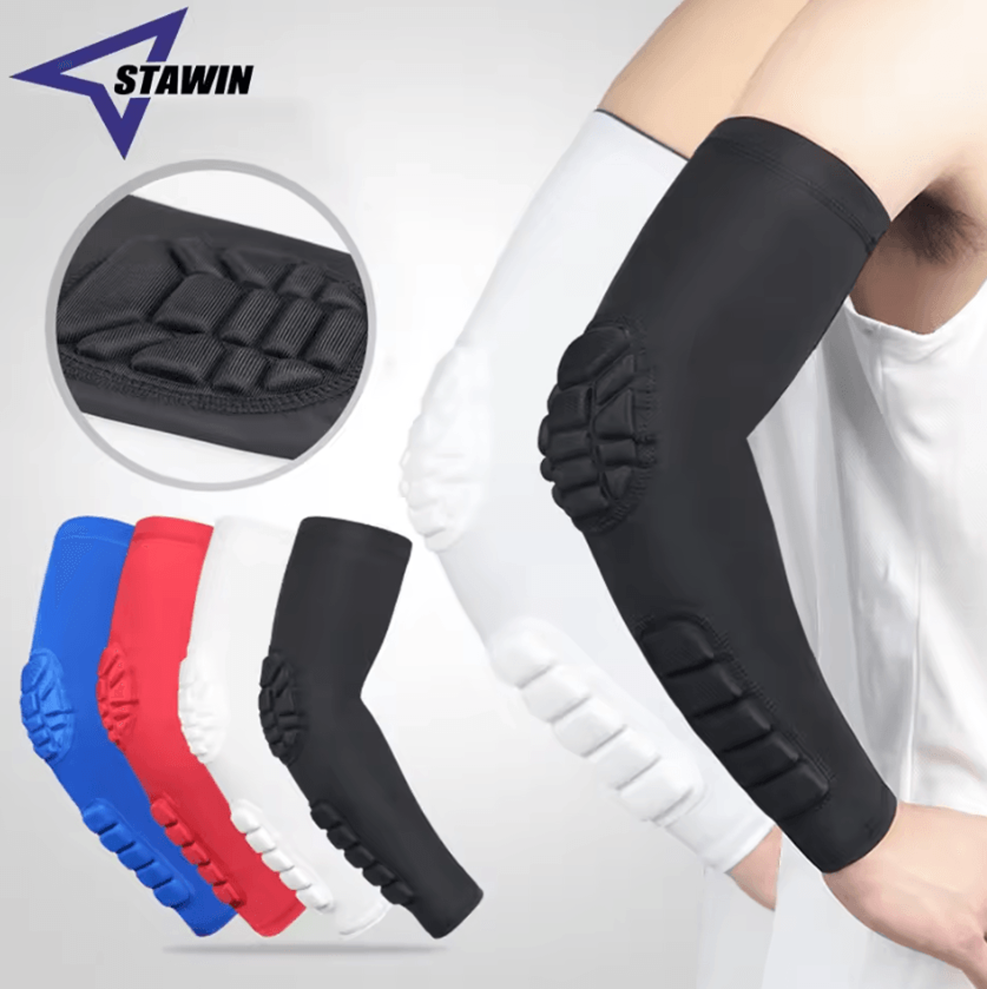 padded basketball shooter arm sleeve with elbow protection for youth and adults