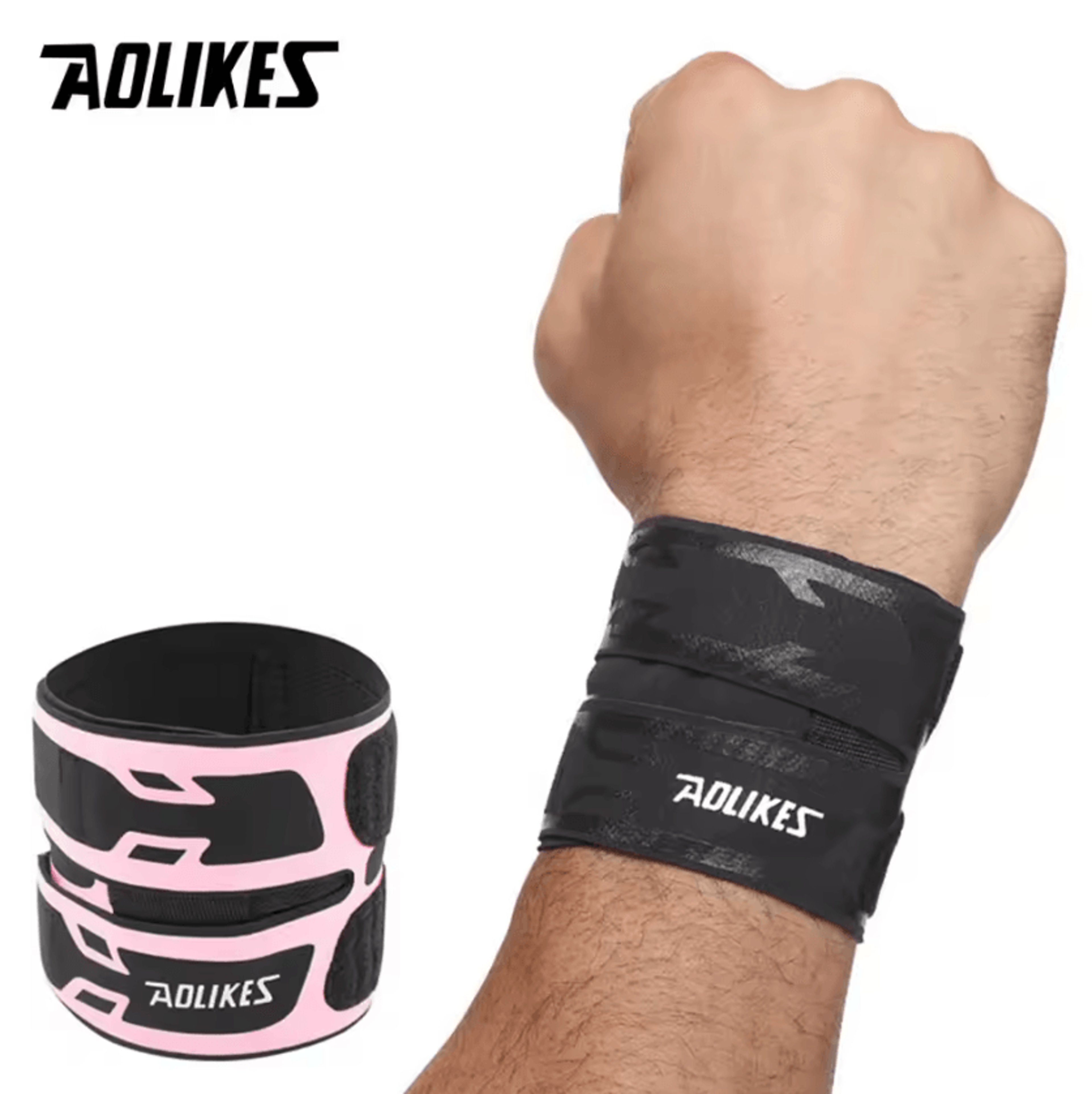 aolikes ultra thin compression wrist brace for weightlifting workouts and daily support
