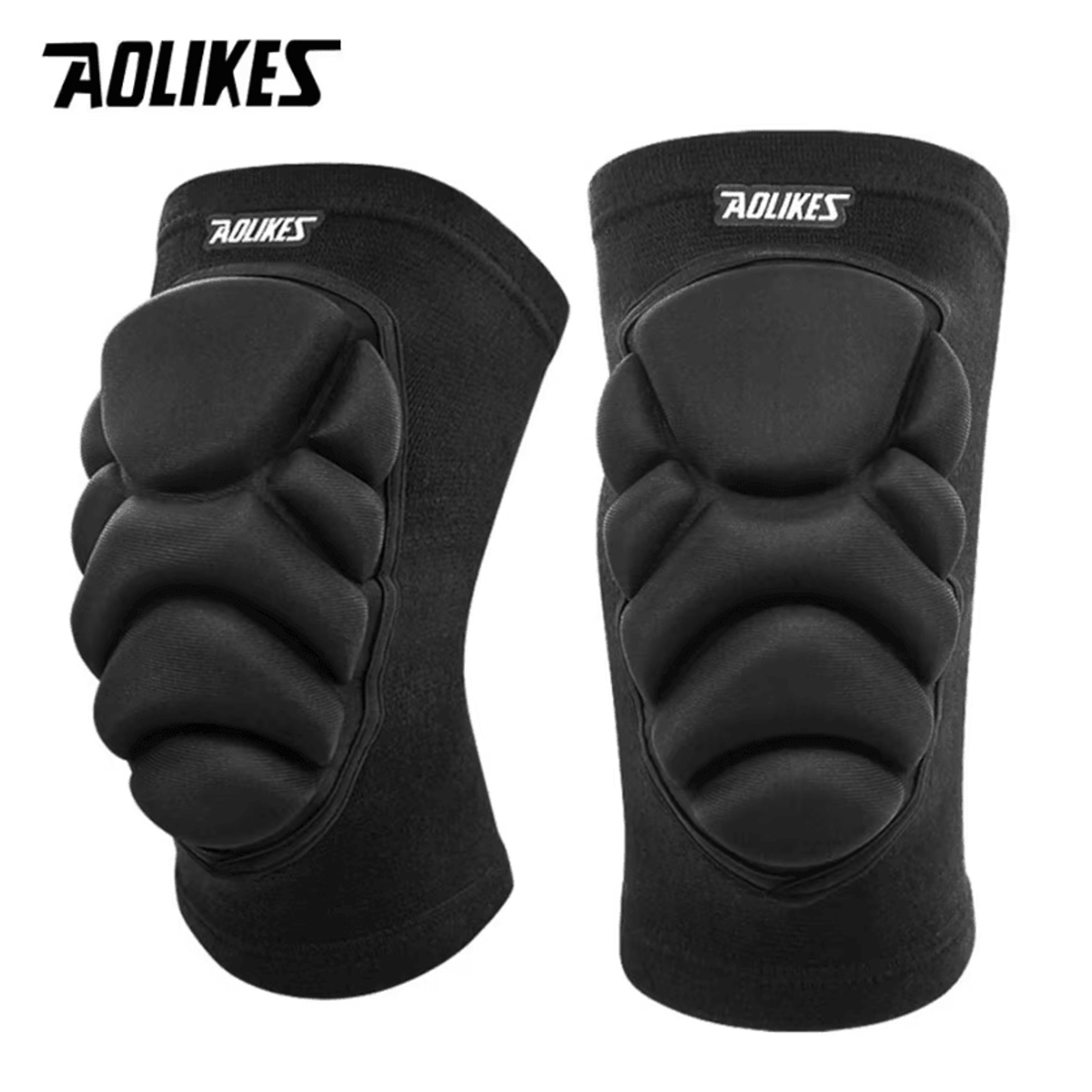 aolikes anti slip eva foam knee pads for volleyball dance football and sports