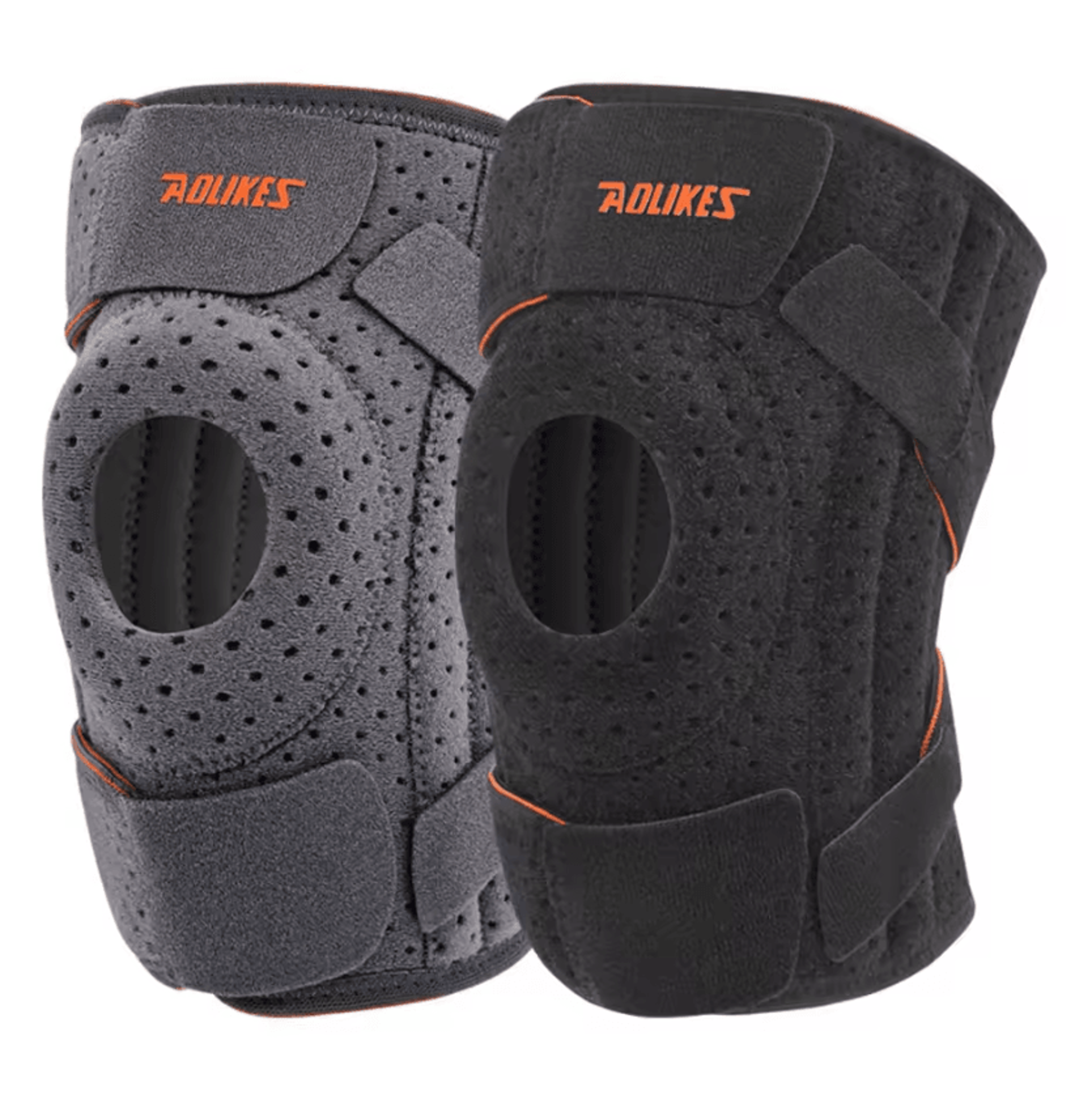 aolikes protective sports knee pads steel knee support brace for cycling, hiking & outdoor sports
