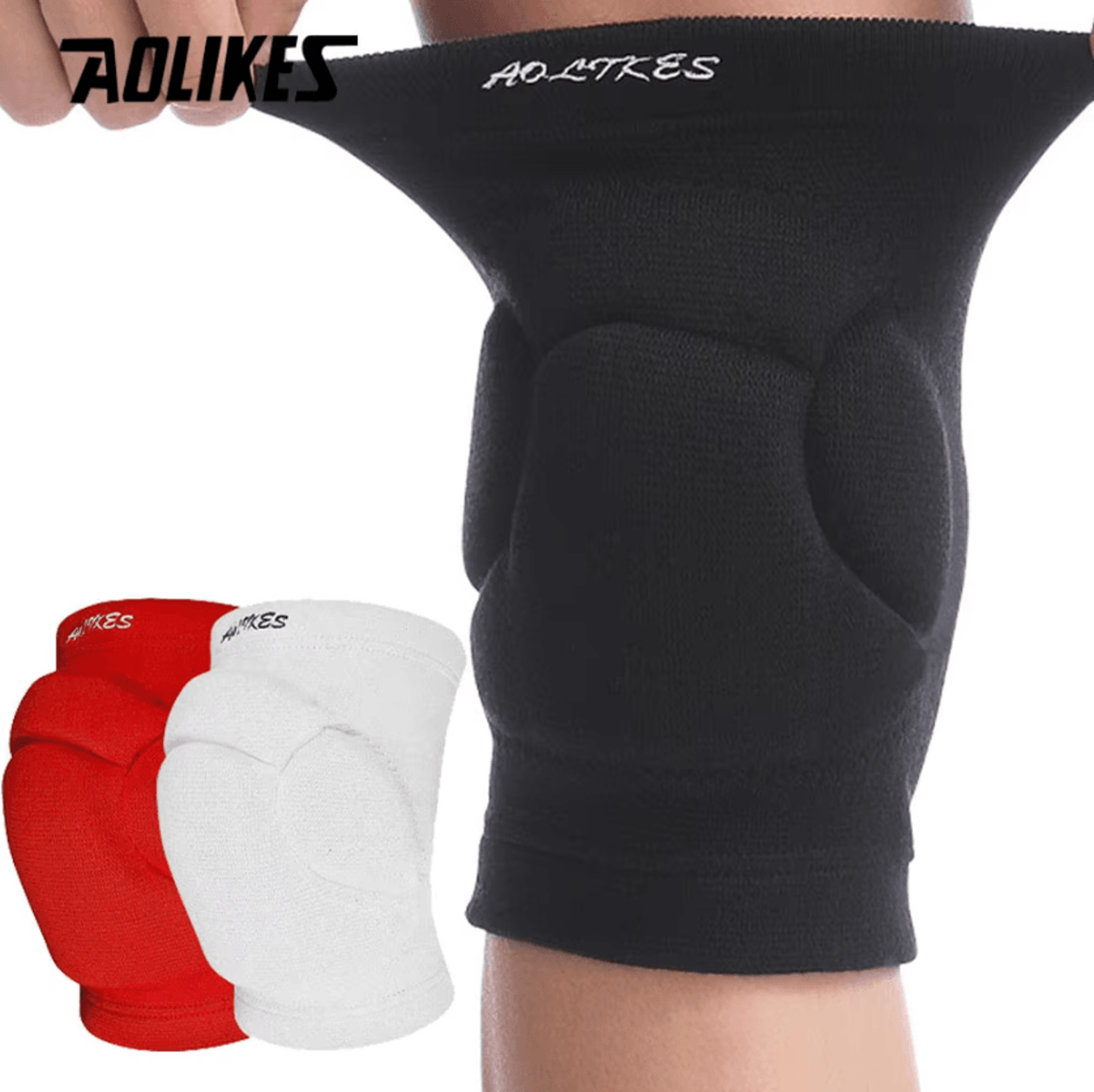 aolikes thick sports knee pads protective volleyball knee pads for football, dance & extreme sports