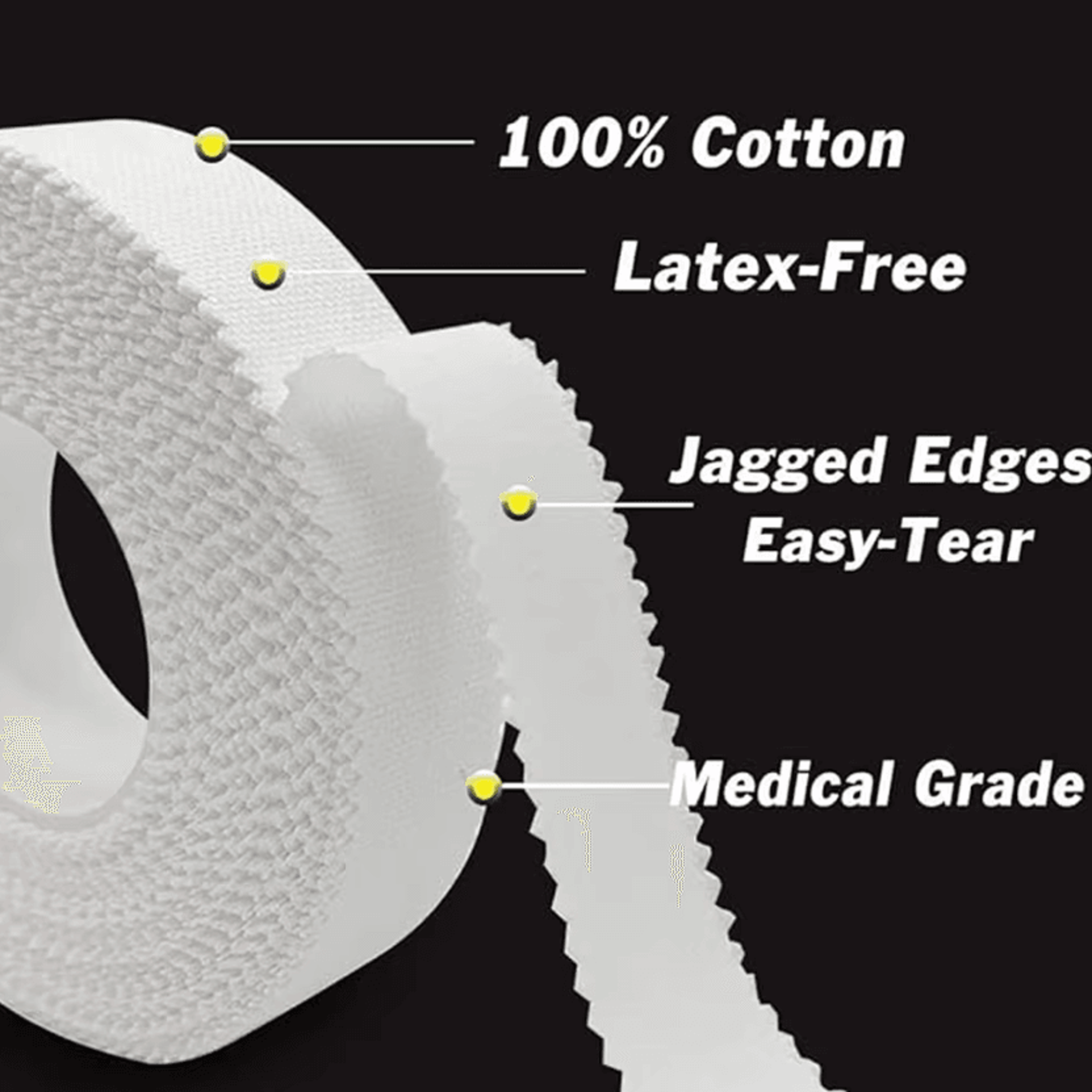 athletic finger wrap tape 4-roll breathable sports tape for boxing, climbing and crossfit