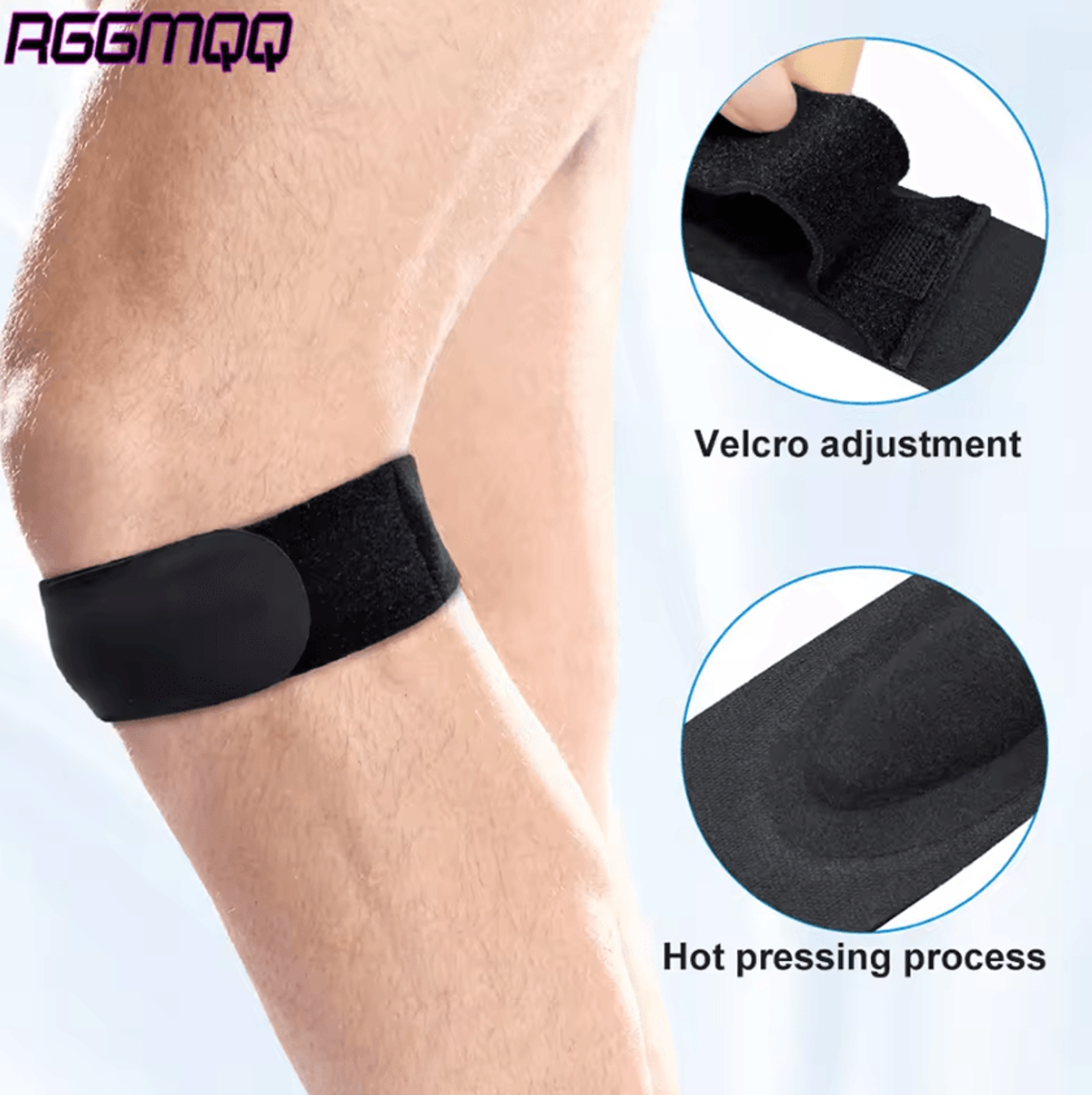 adjustable patella knee strap for tendon support and knee pain relief