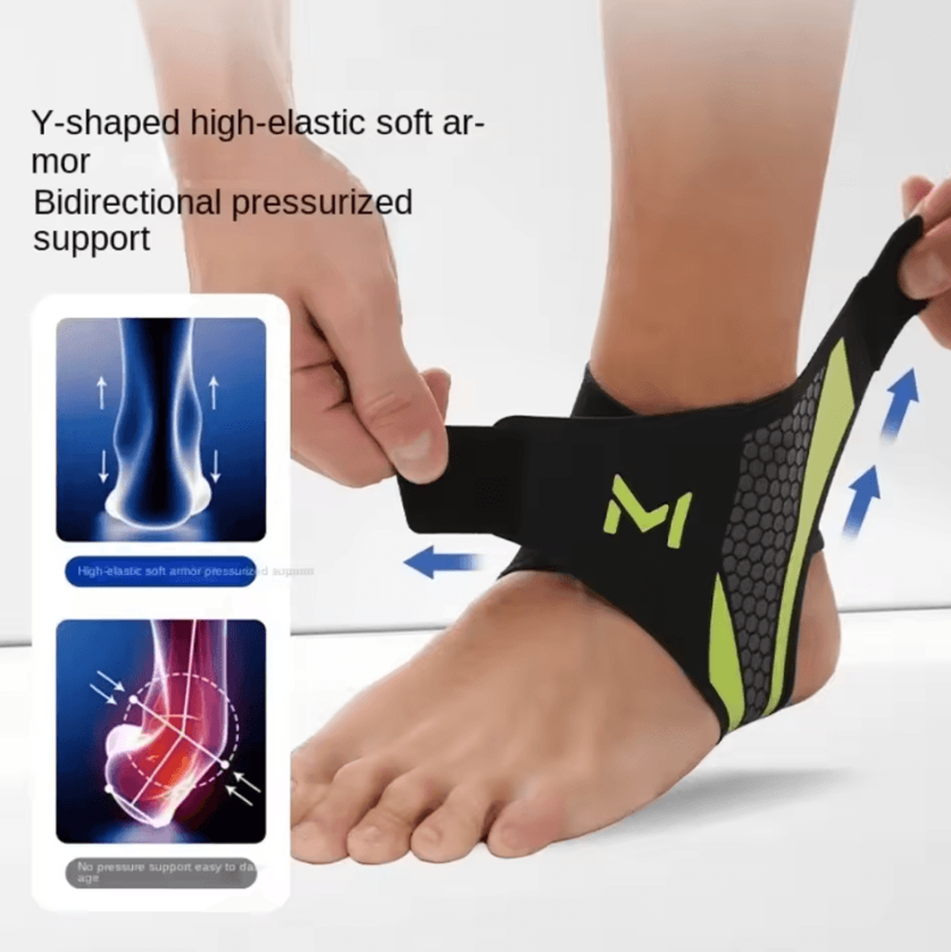 adjustable ankle support brace for running basketball soccer and daily protection