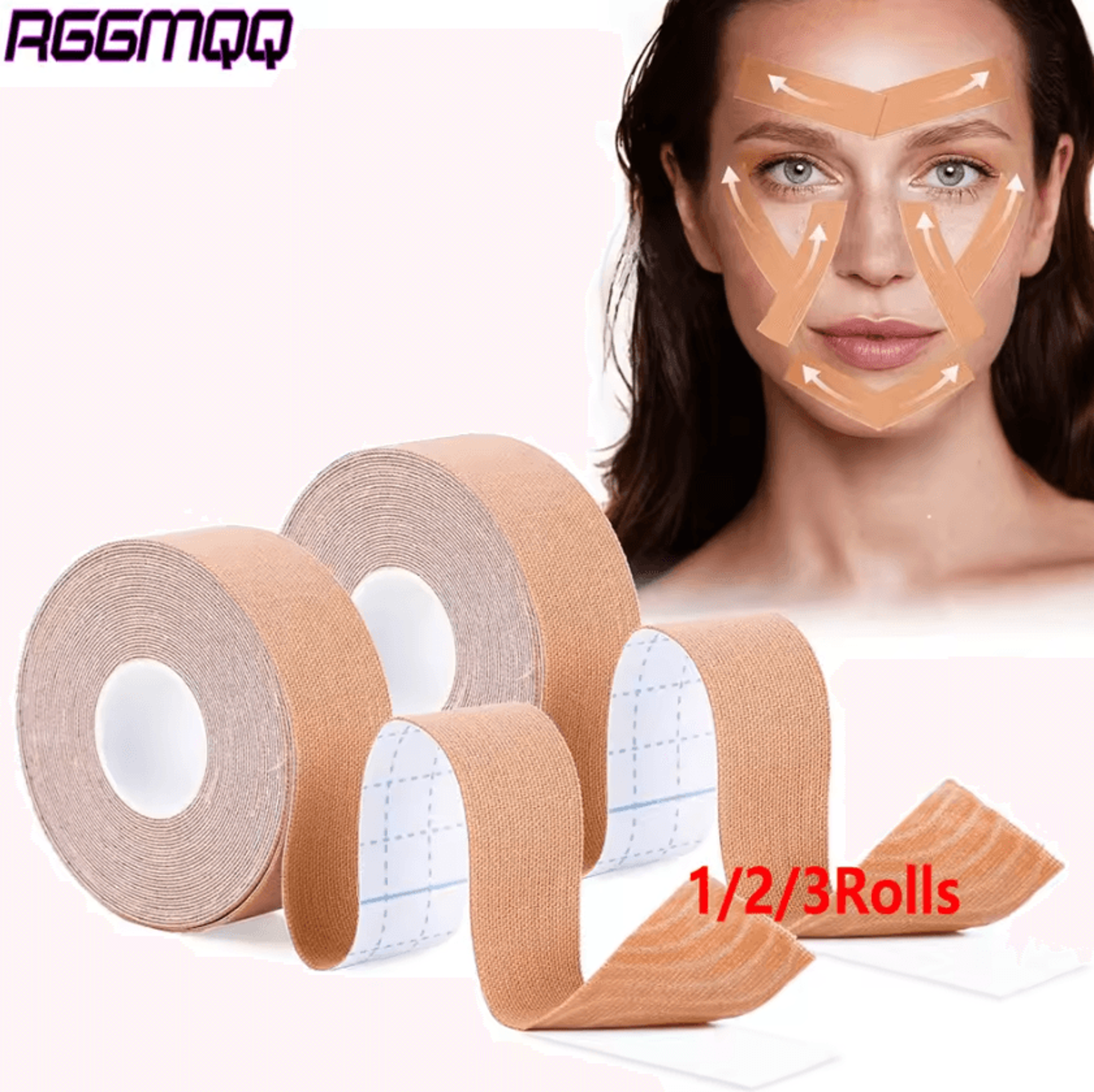 anti wrinkle face tape overnight facial lifting tape for forehead and face