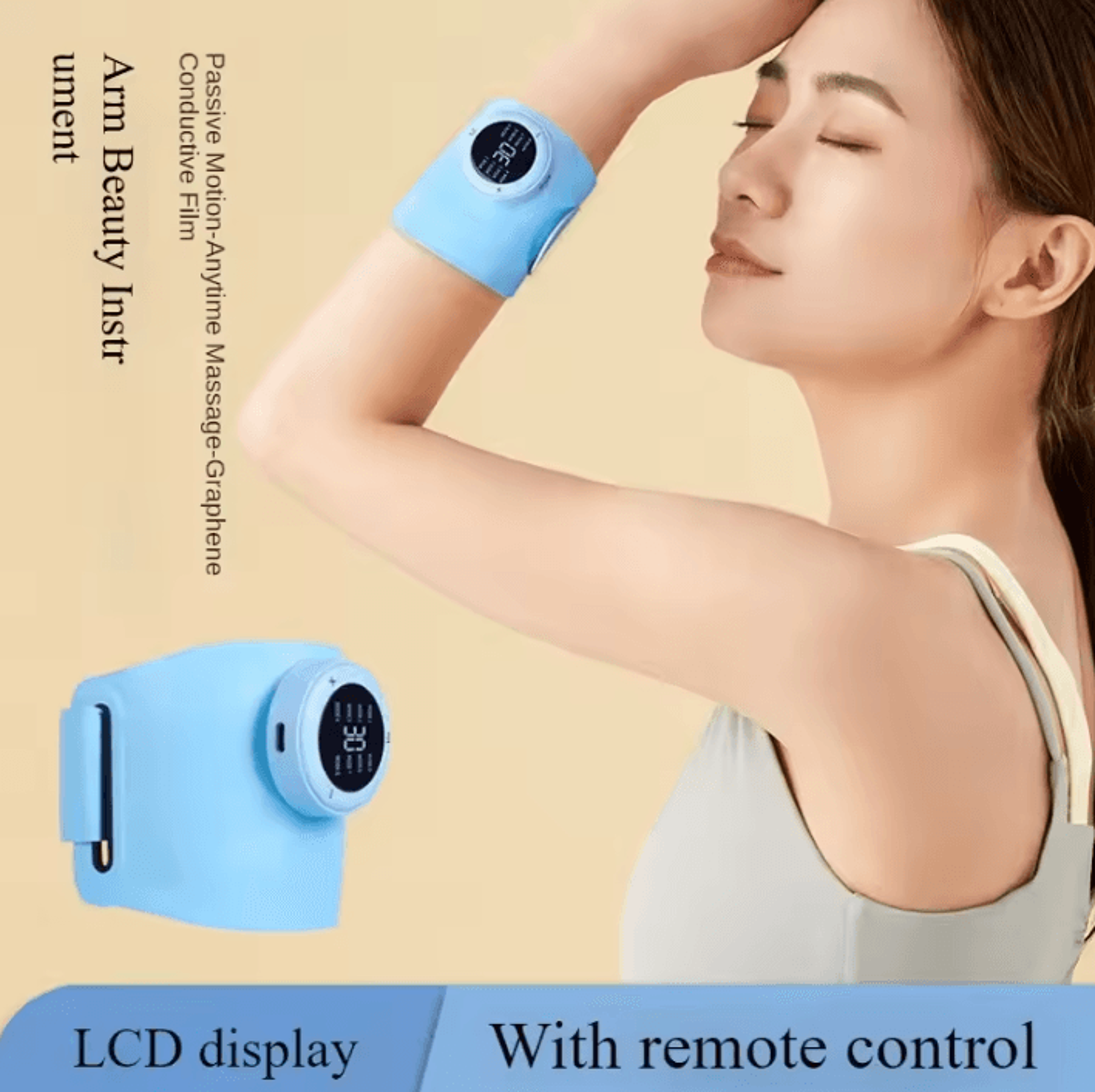 wireless arm massager machine – portable deep tissue massager for arms, wrists, hands & full body relaxation