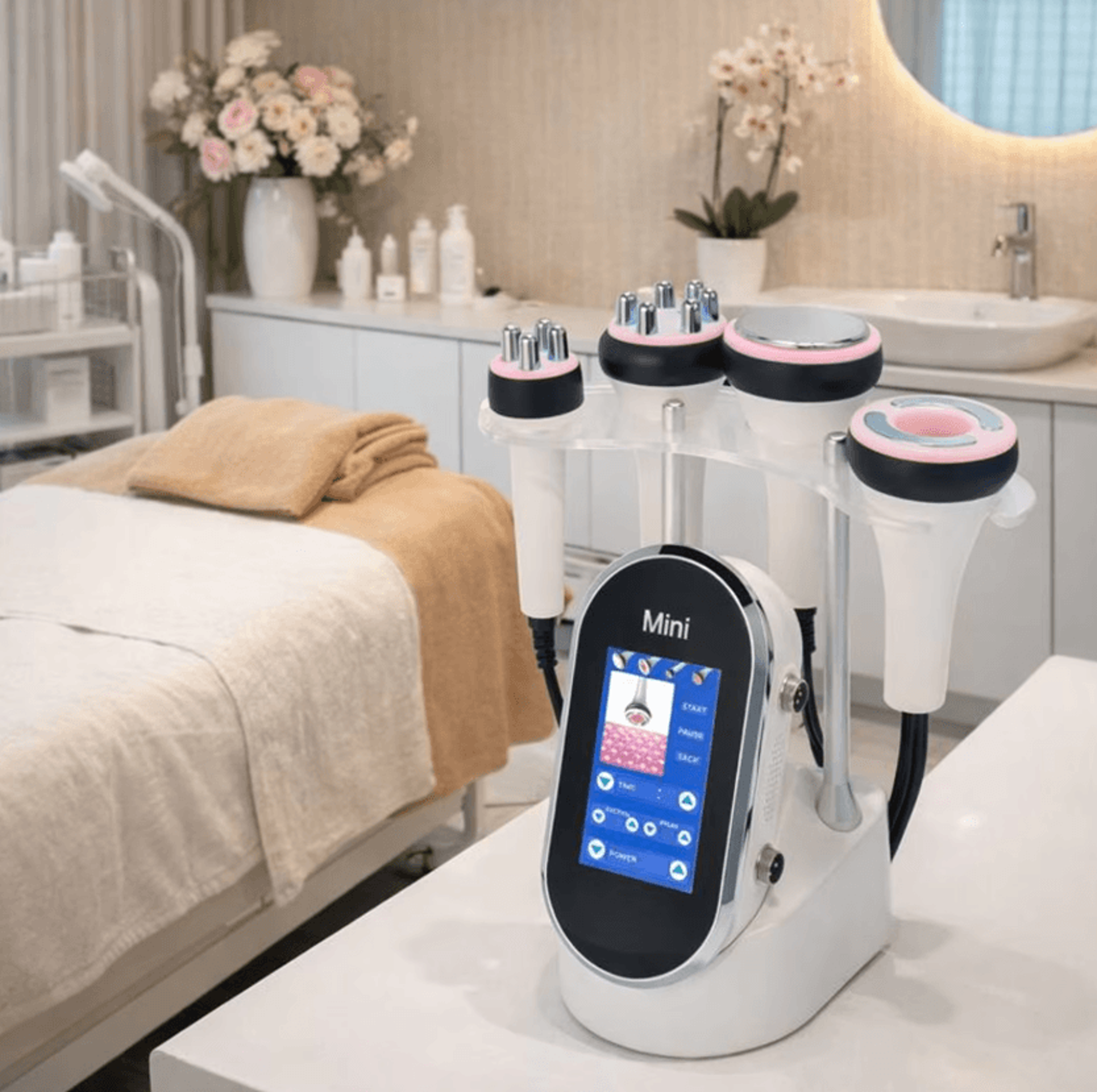 4 in 1 40k cavitation machine with rf skin tightening for home body contouring