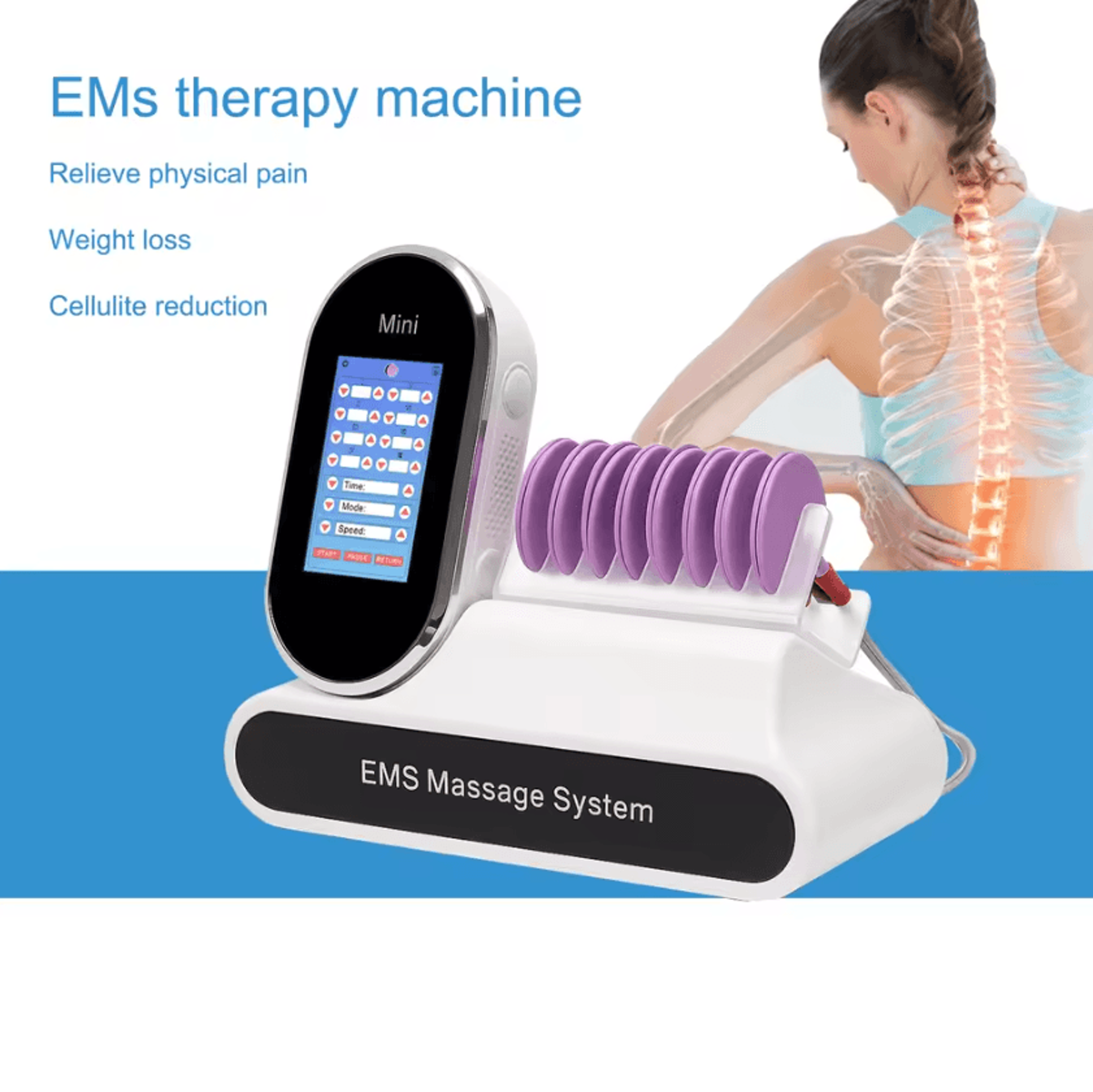 ems electrical muscle stimulator body sculpting machine for muscle toning and recovery