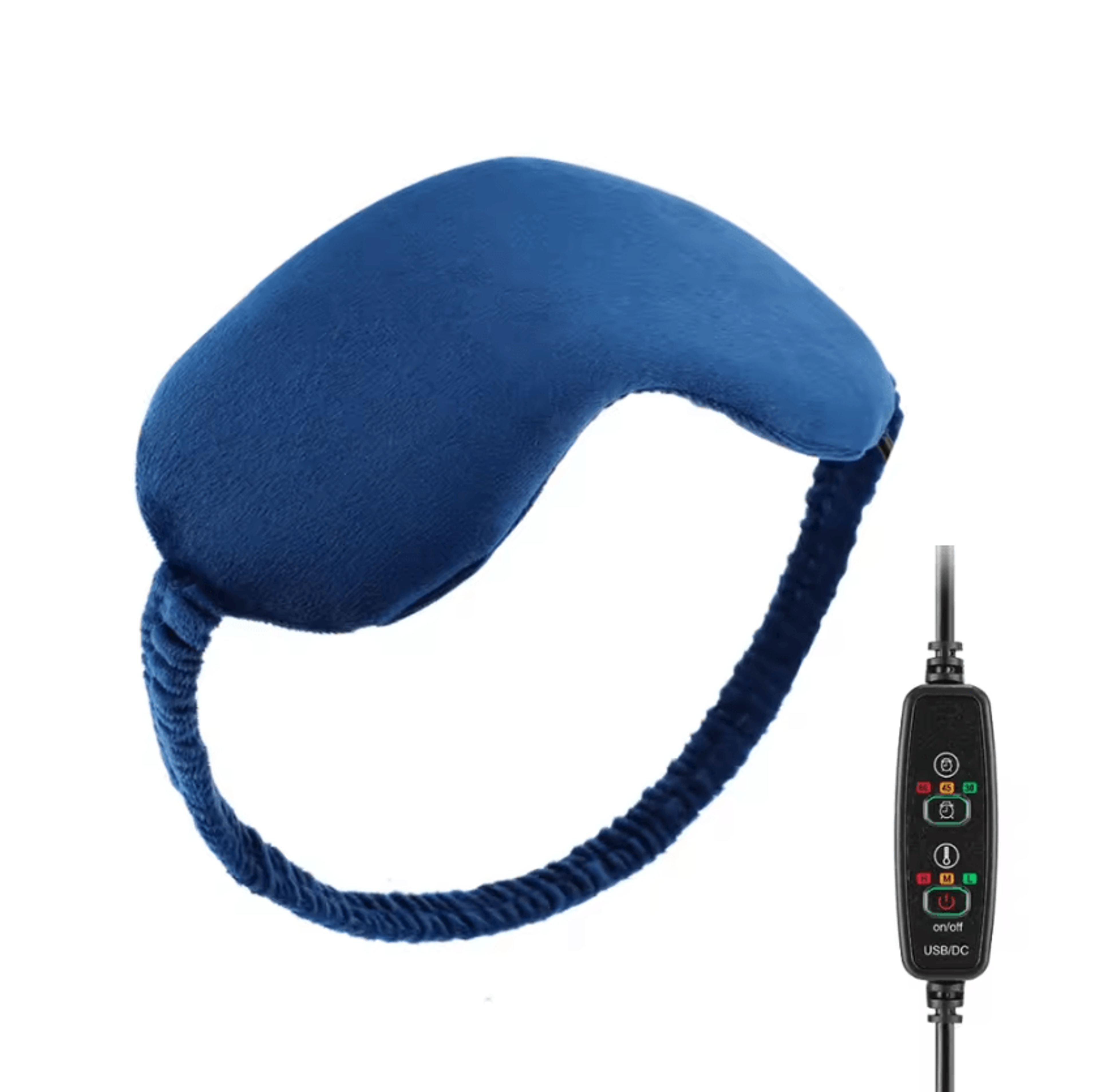 usb eye massager with heat – heated eye mask for eye fatigue relief & better relaxation