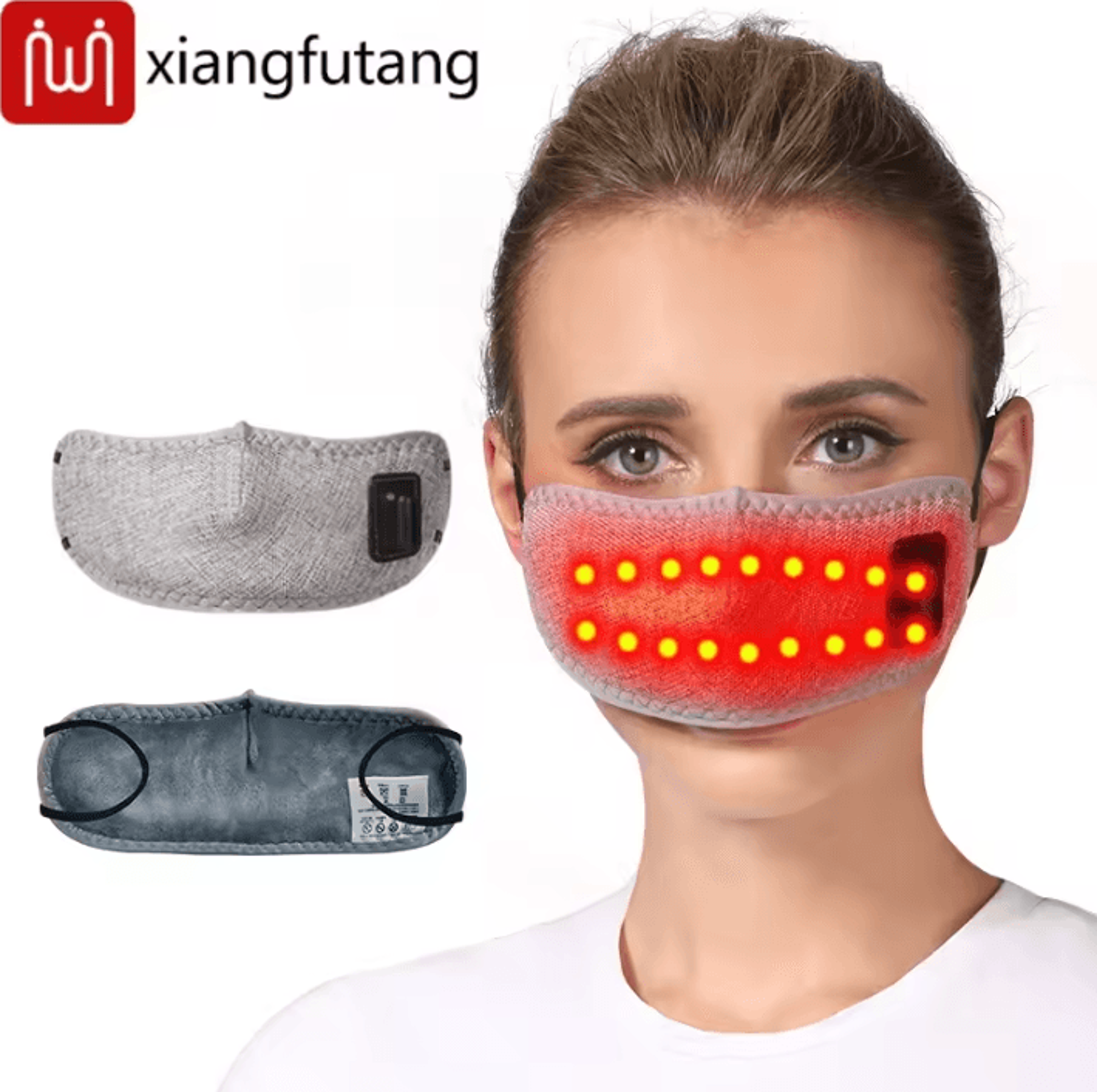 electric heated nose warmer – rechargeable nose heating pad with adjustable warm compress for winter comfort