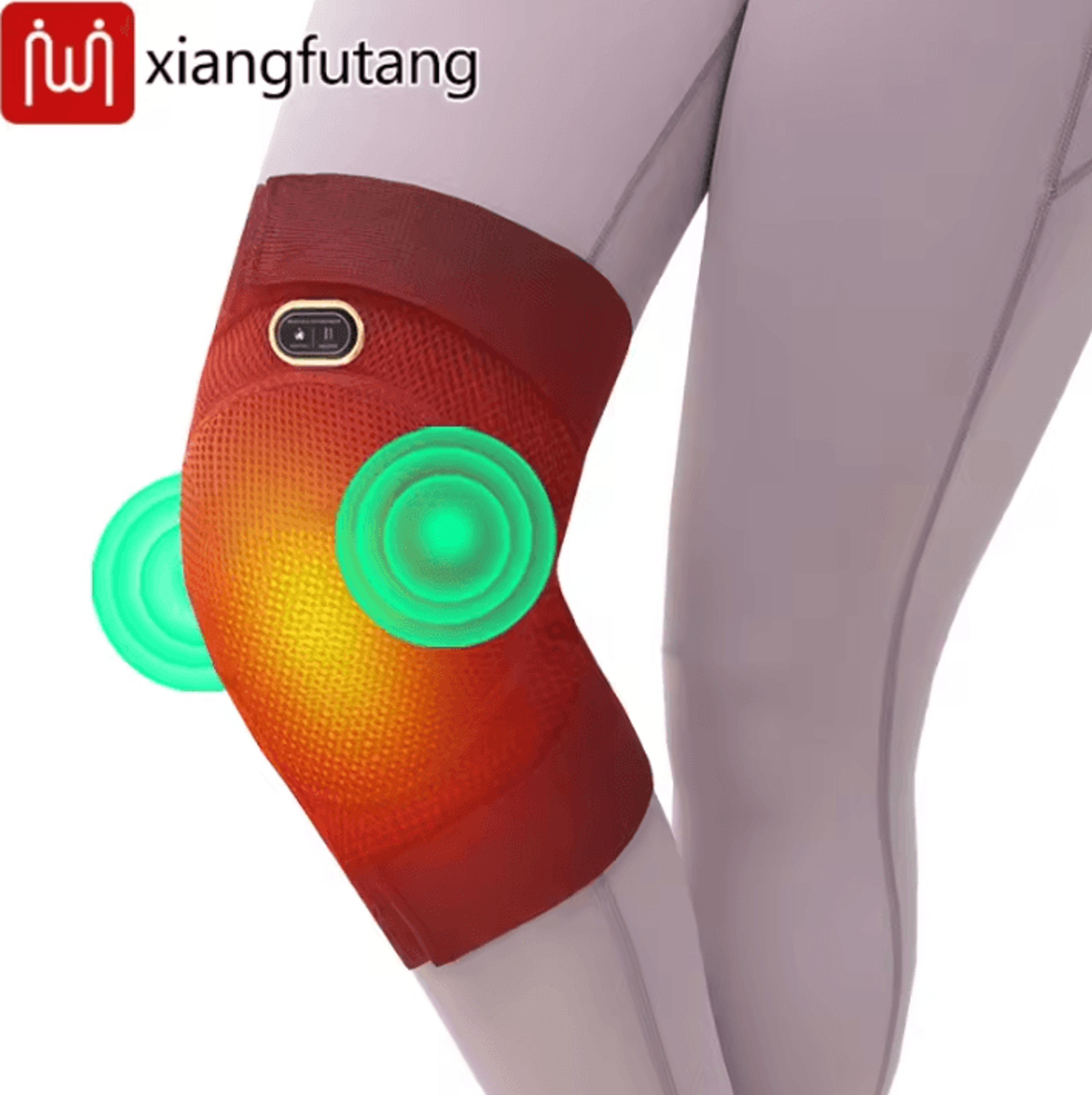electric heated knee massager with vibration for comfortable knee support