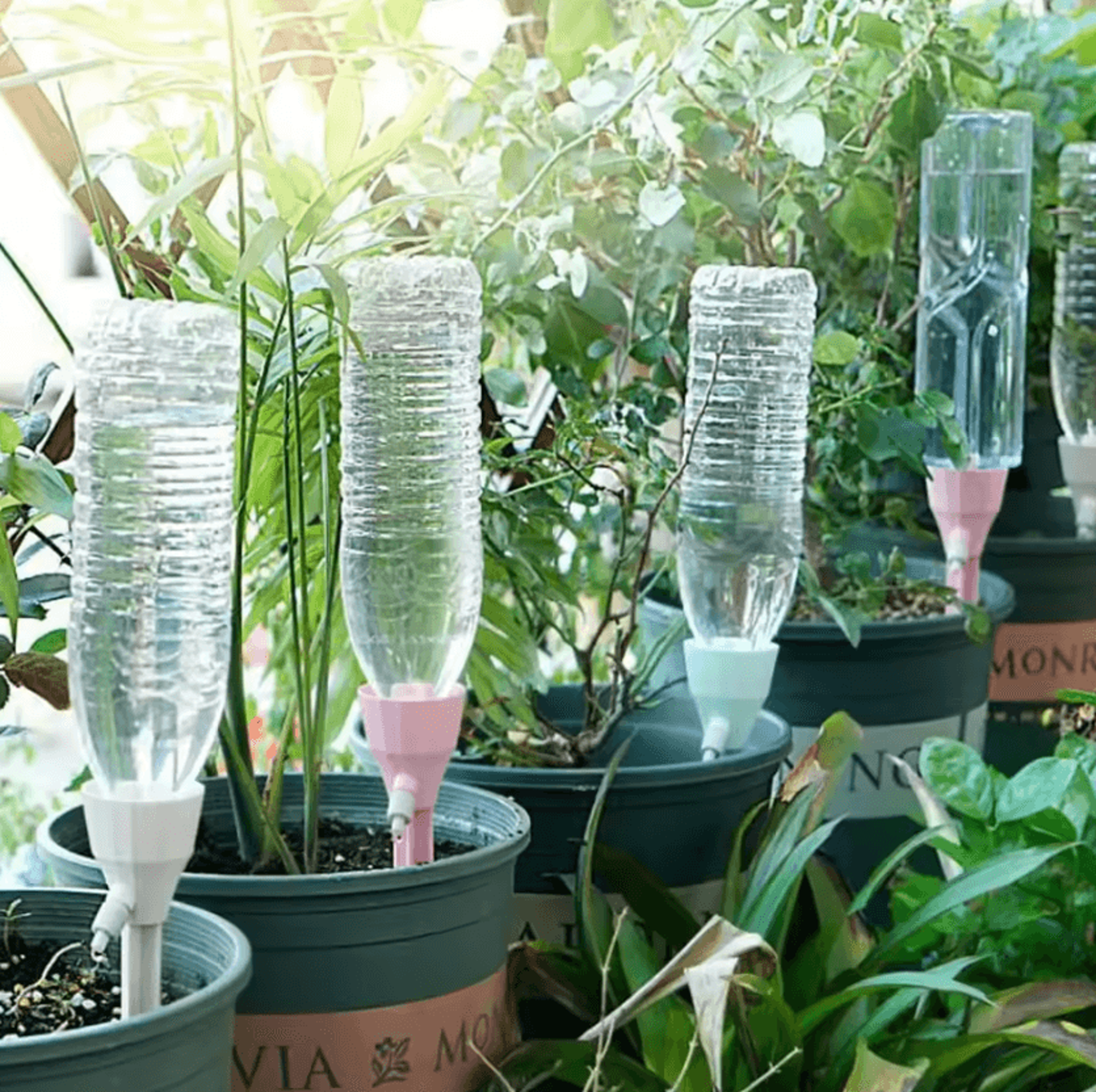 3-piece adjustable self watering spikes for indoor & outdoor plants
