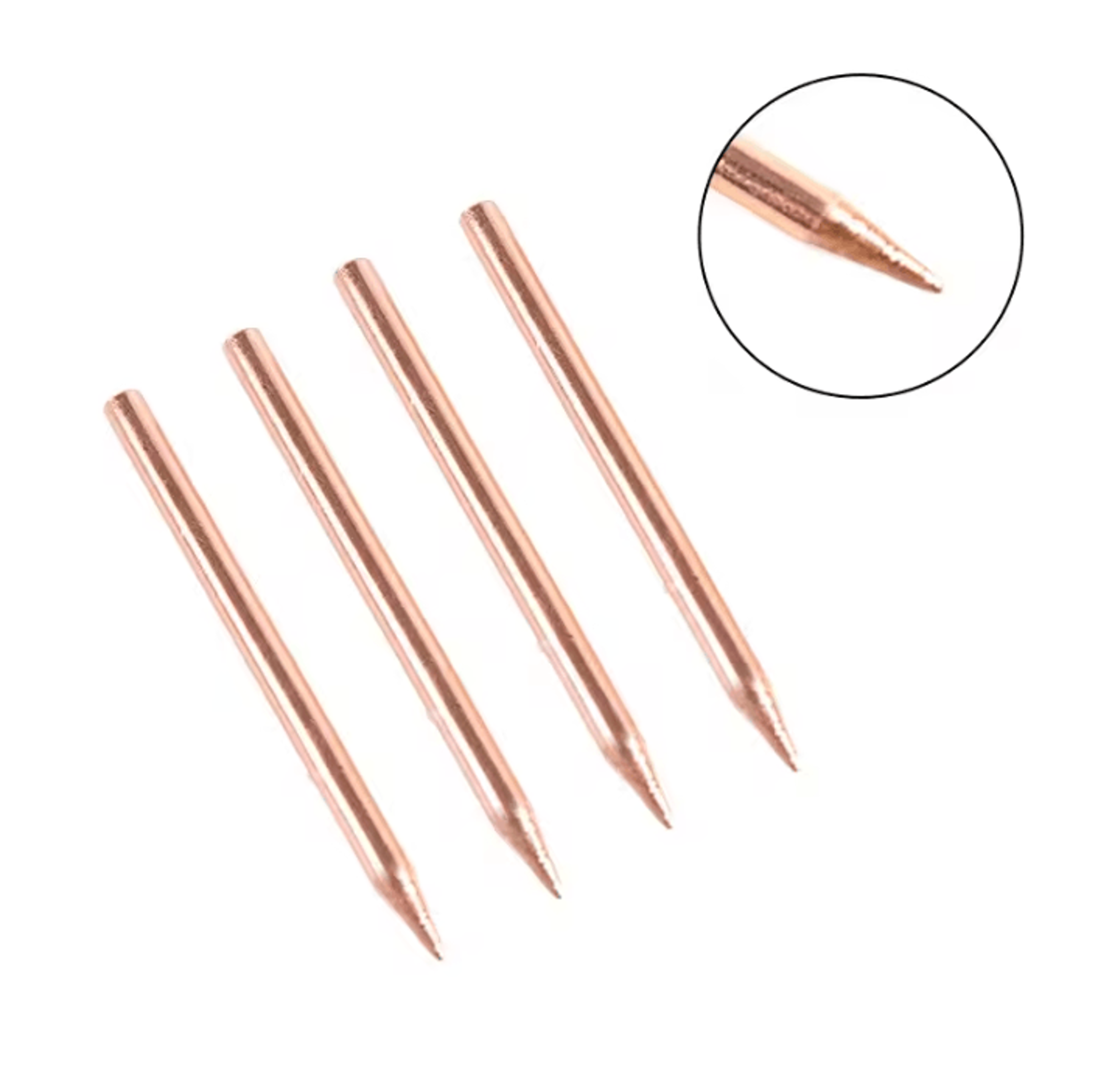 2-piece 3mm spot welder electrode tips for 18650 battery welding