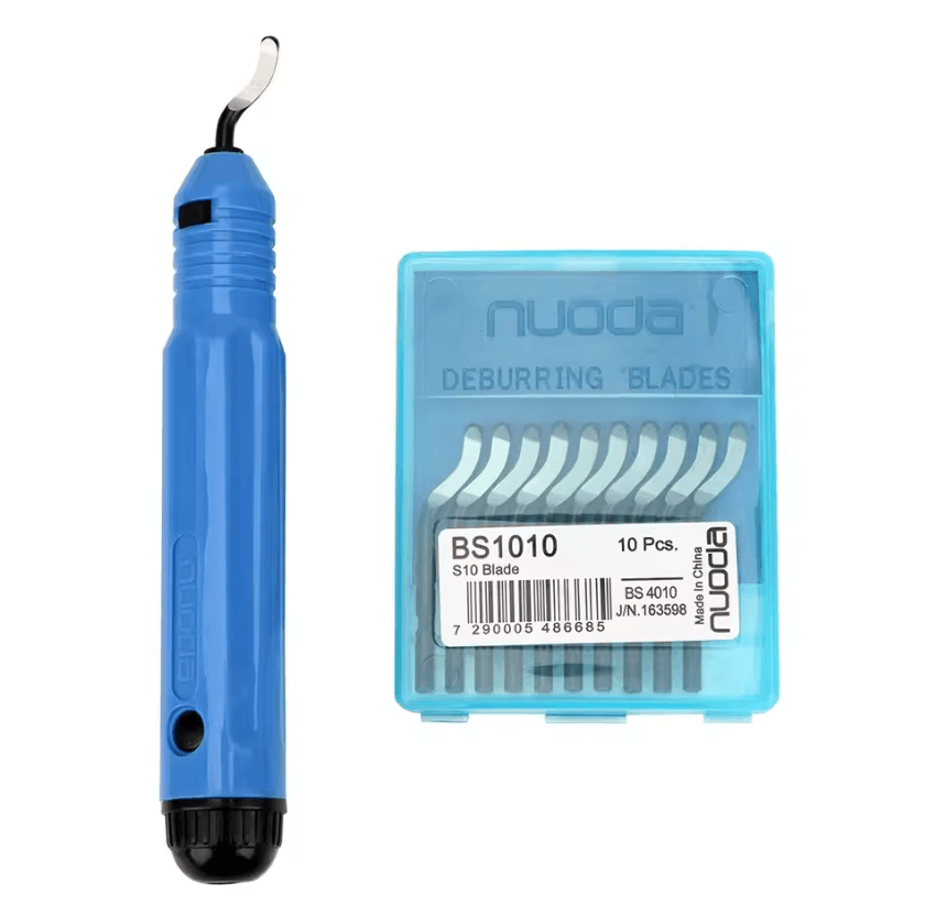 nb1100 deburring tool handle with bs1010 burr scraper blade