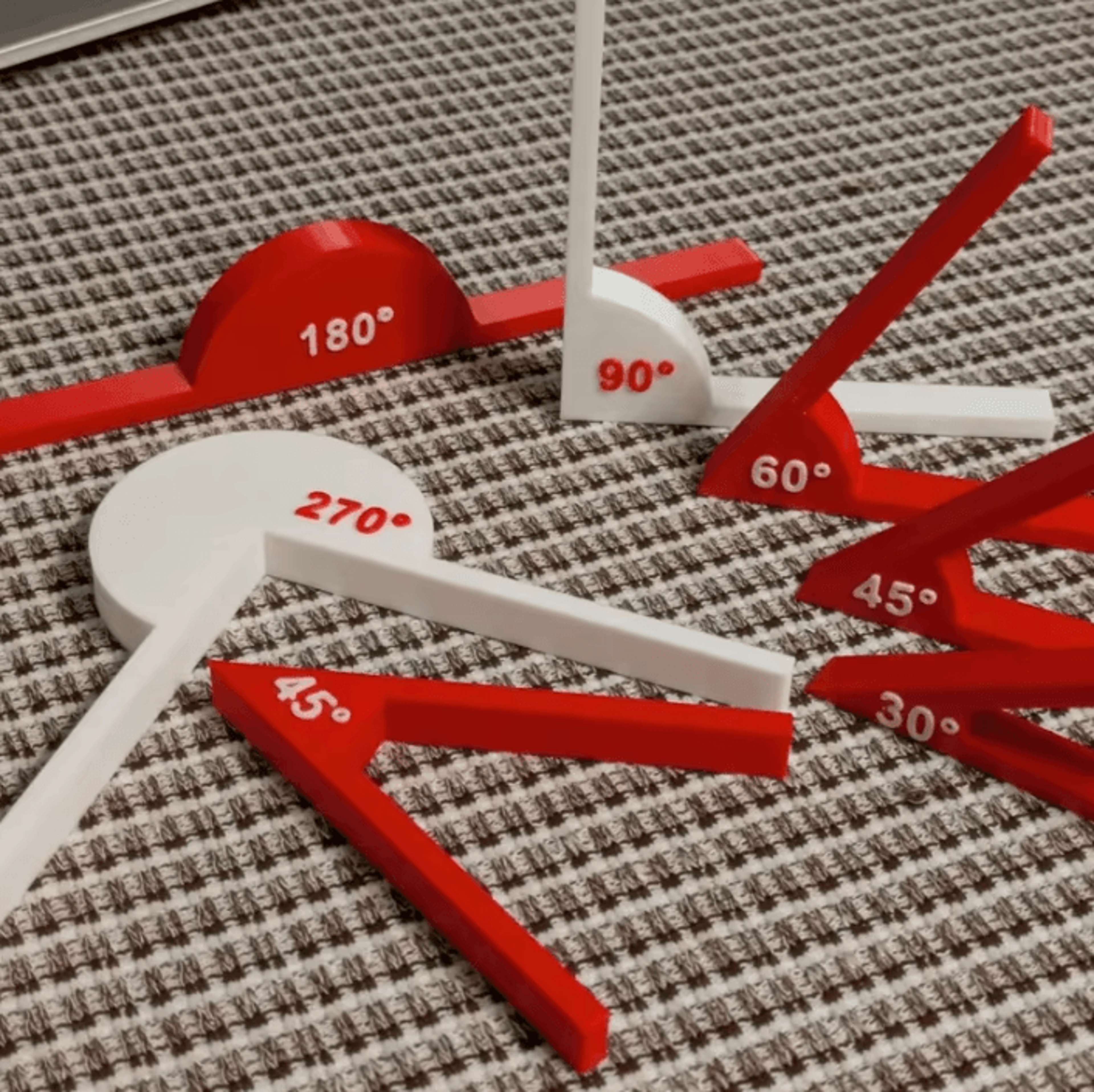 geometric angle teaching aid set for math learning