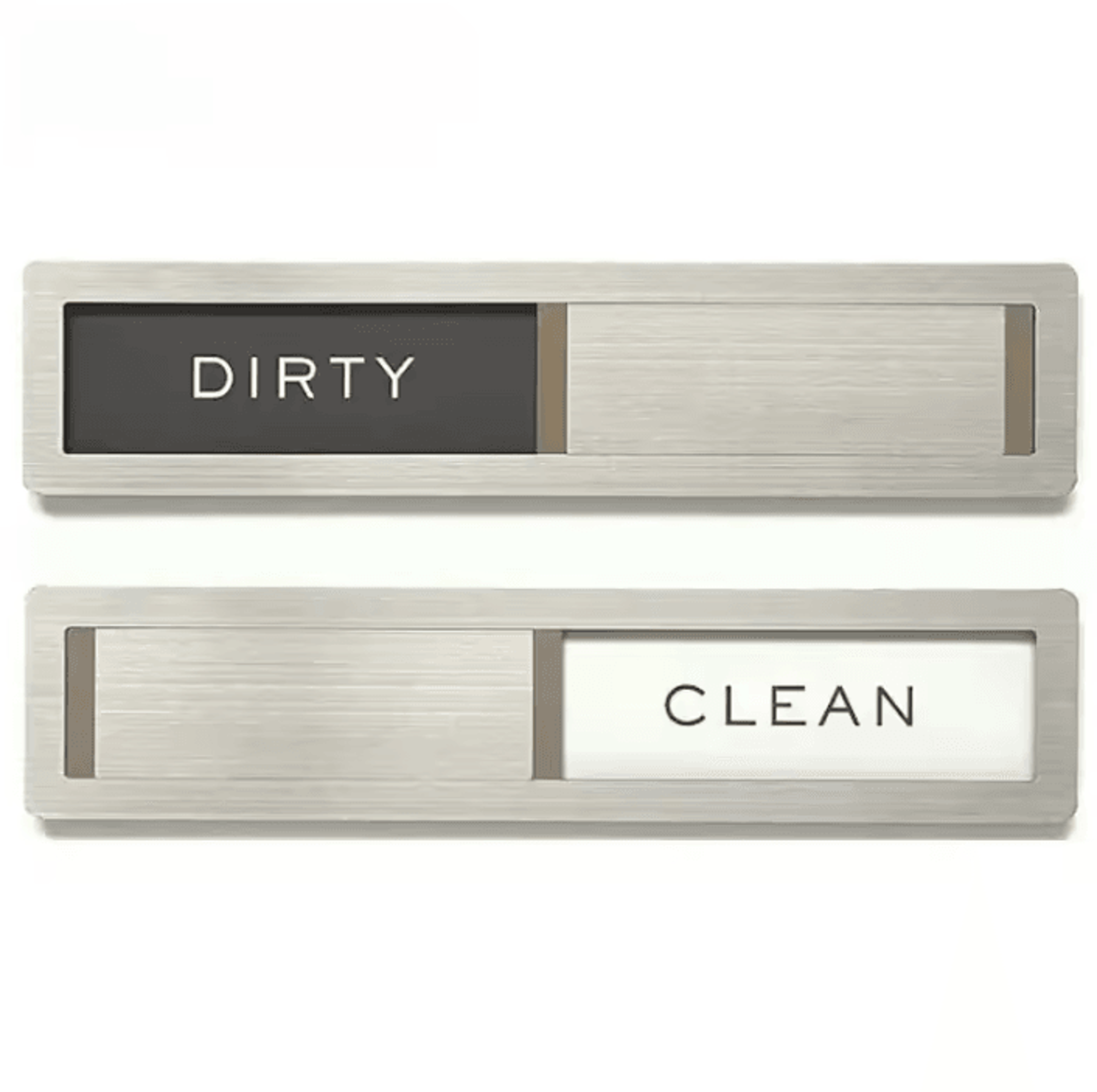 dishwasher clean dirty magnet – stainless steel sliding kitchen status indicator