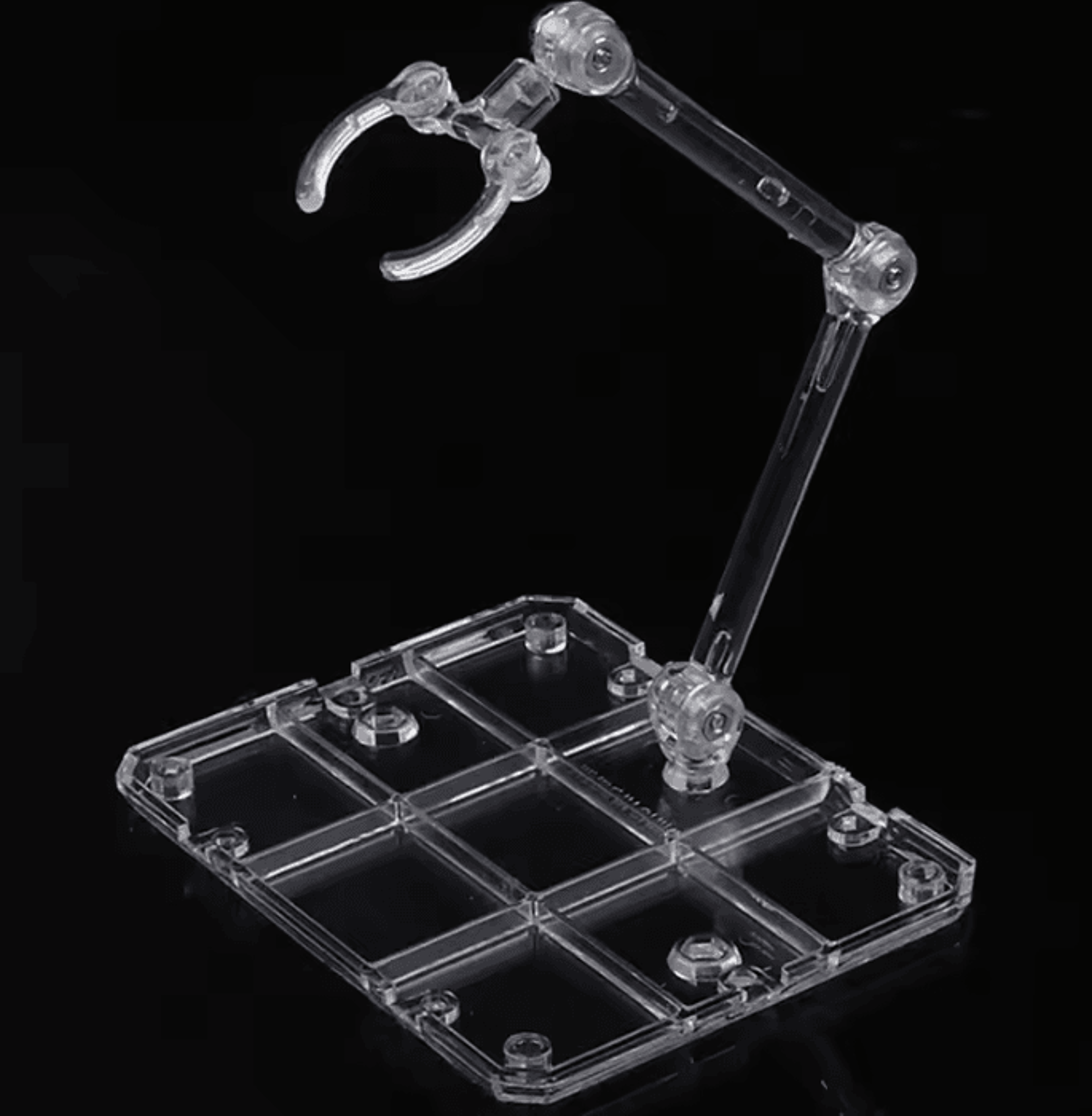 clear action display stand for 1/144 hg rg gundam model kits