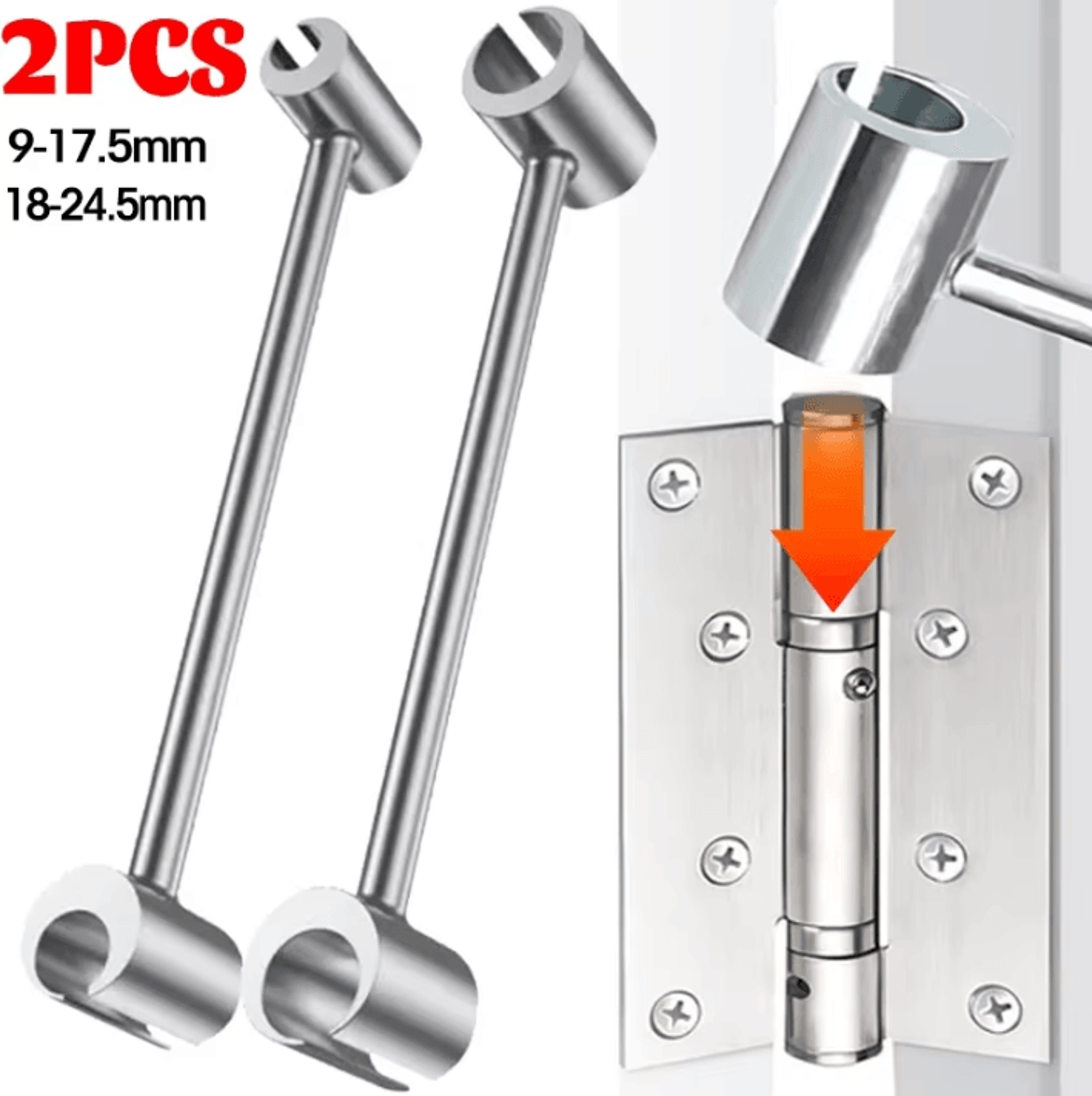 double head door hinge adjustment wrench heavy duty hinge repair tool