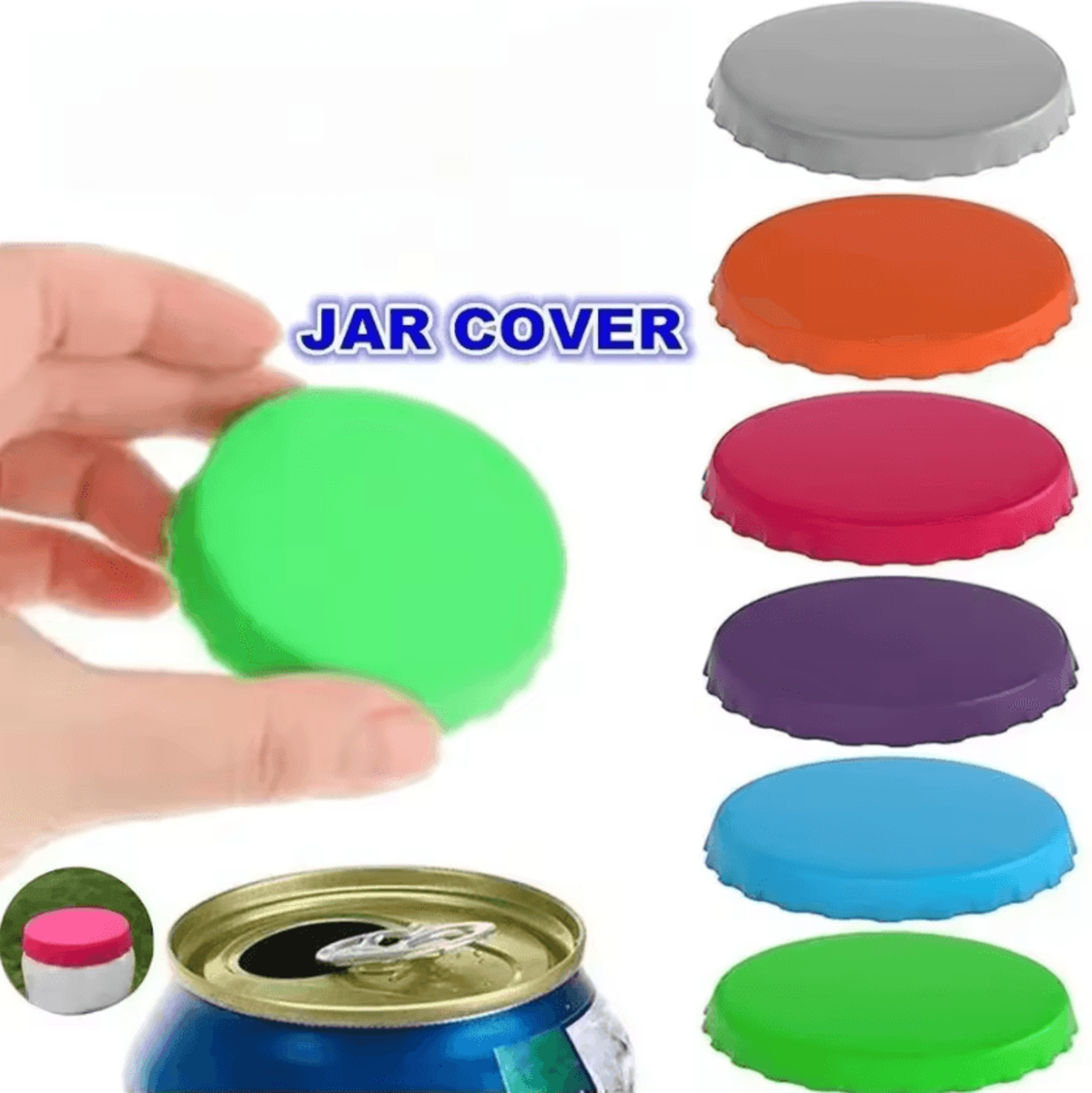 reusable silicone soda can lids for standard beverage cans