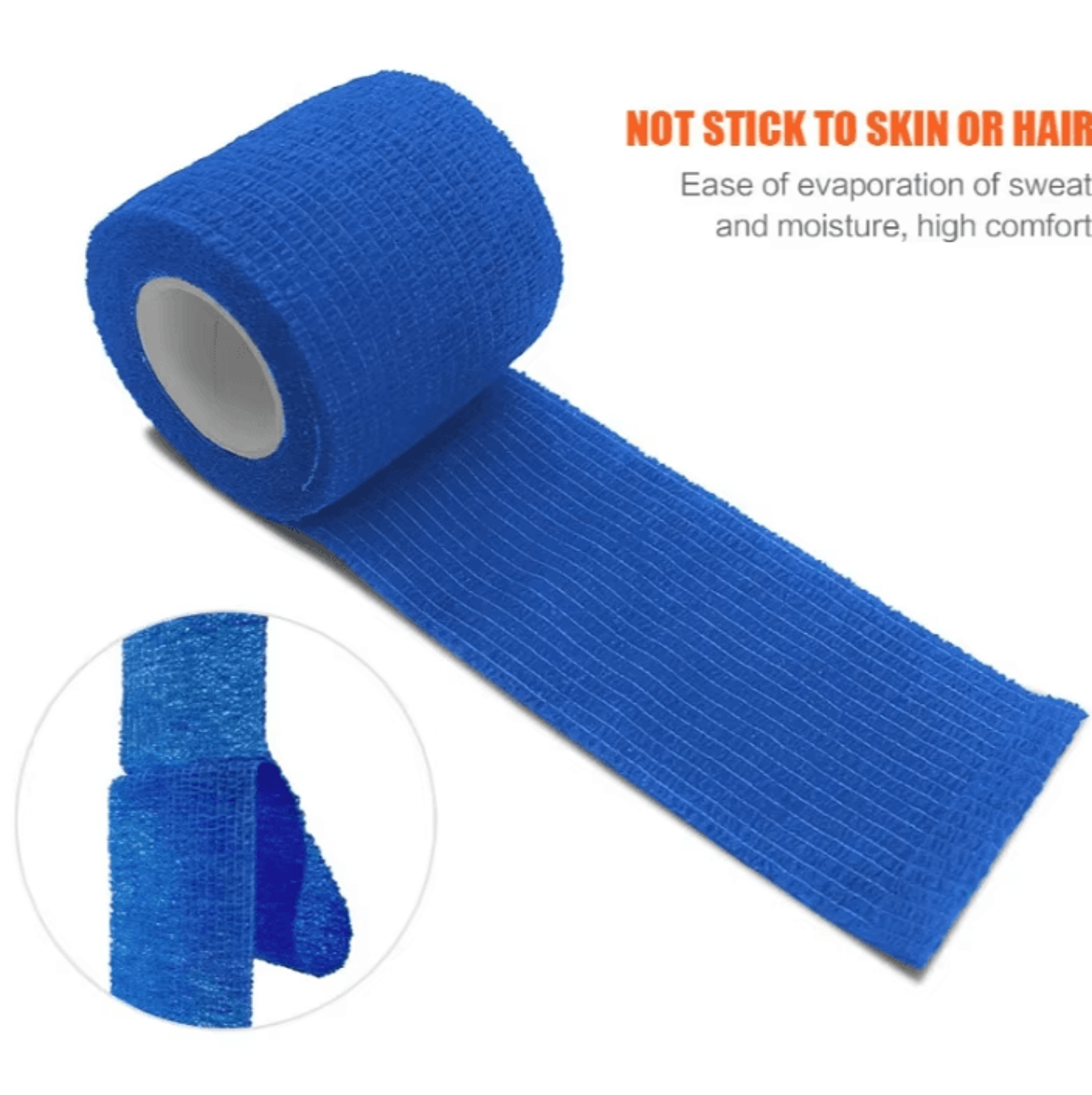 dark green self-adhesive elastic bandage wrap tape for sports & joint support