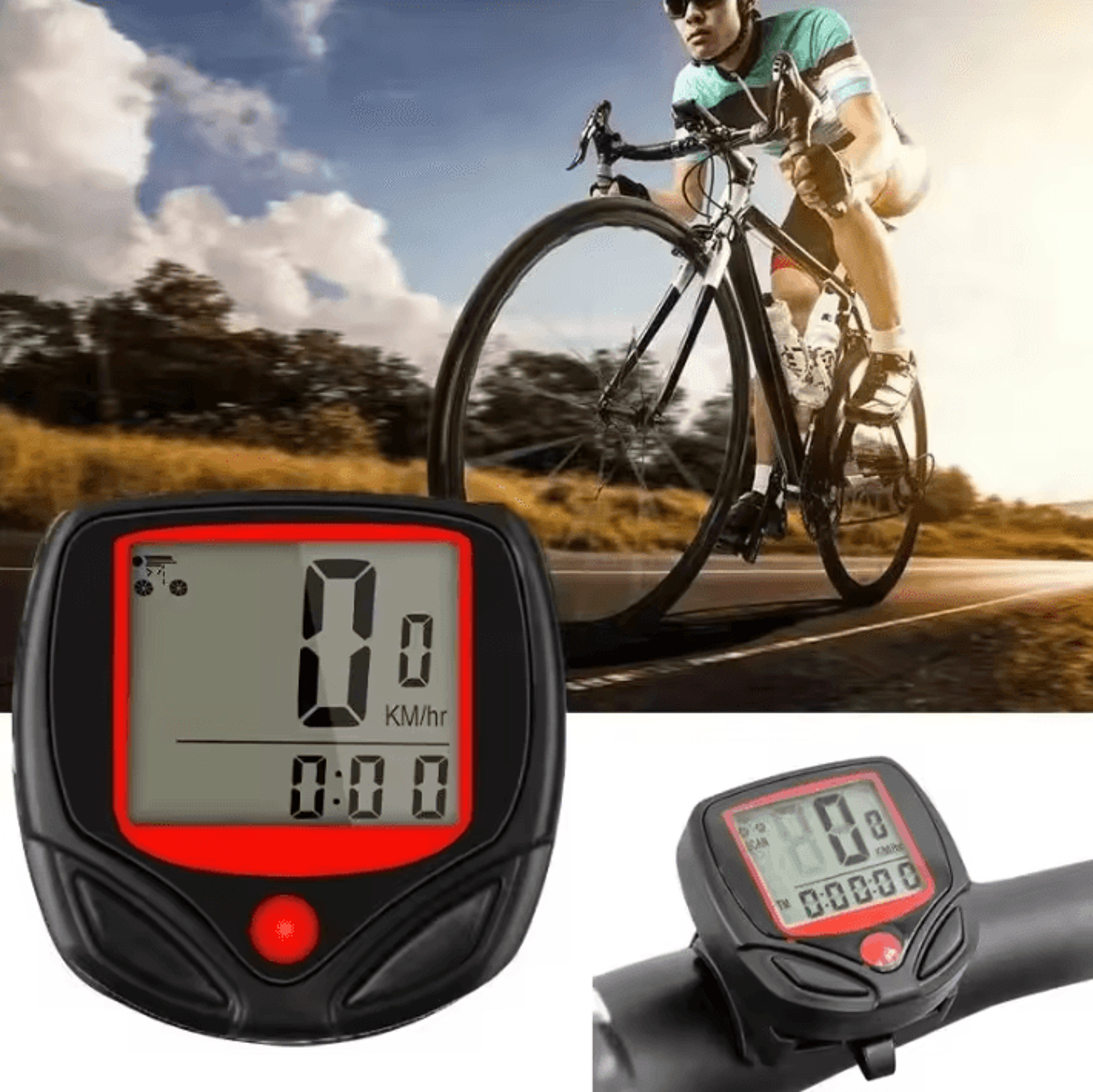 bicycle speedometer and waterproof bike computer with odometer