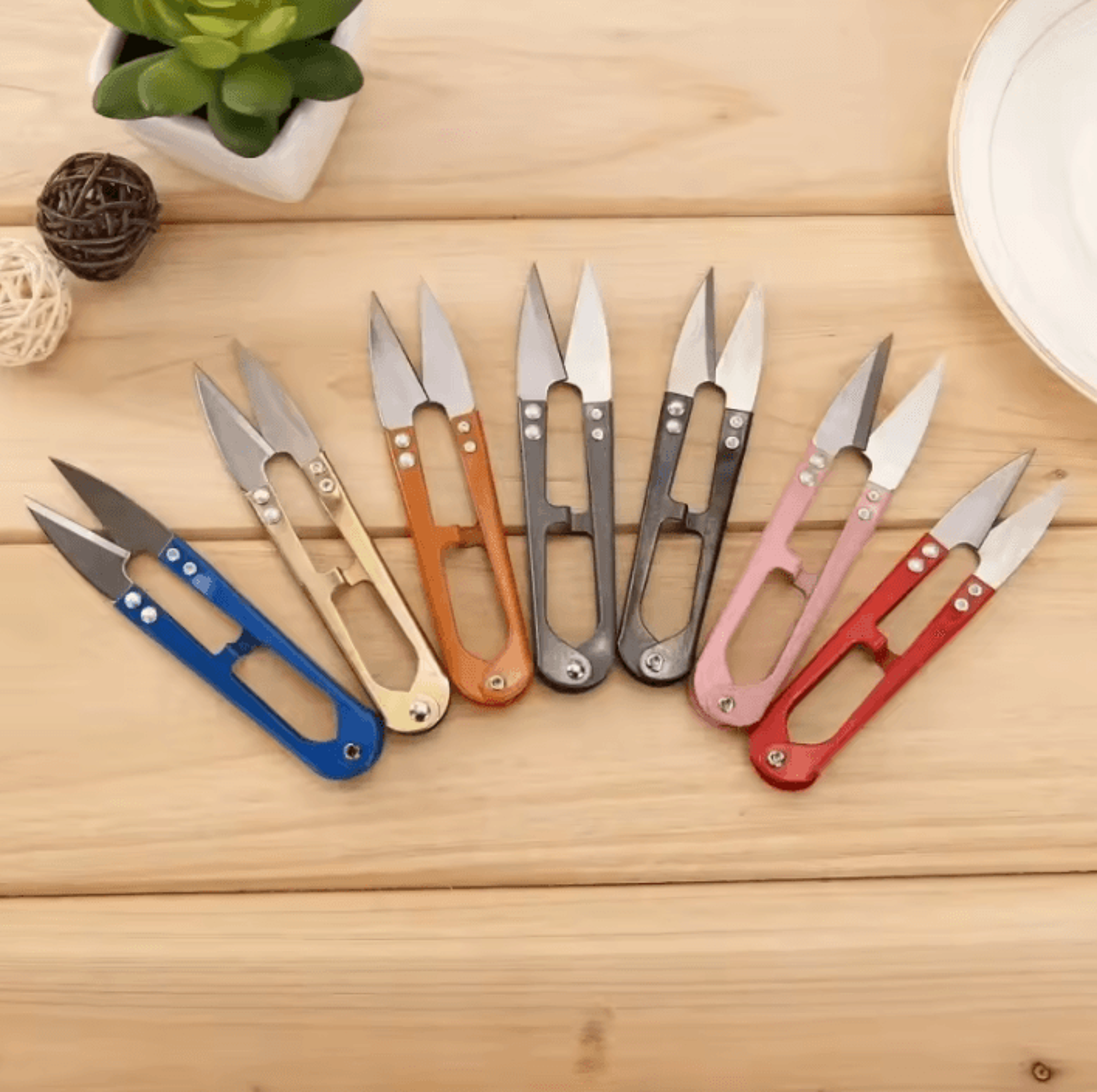 u shape thread snips sewing scissors for fabric and crafts