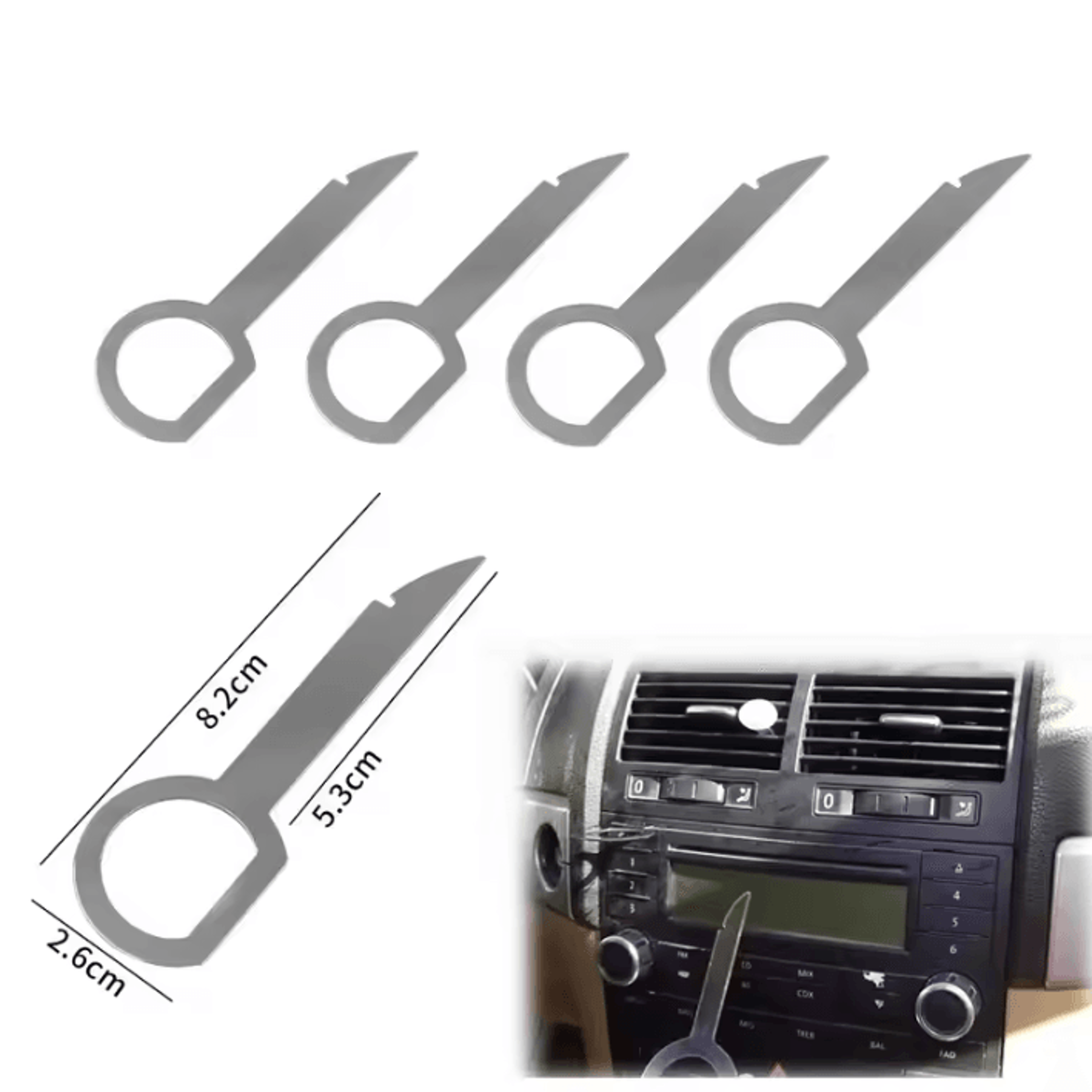 ford radio stereo removal key tool set for cd player installation & removal
