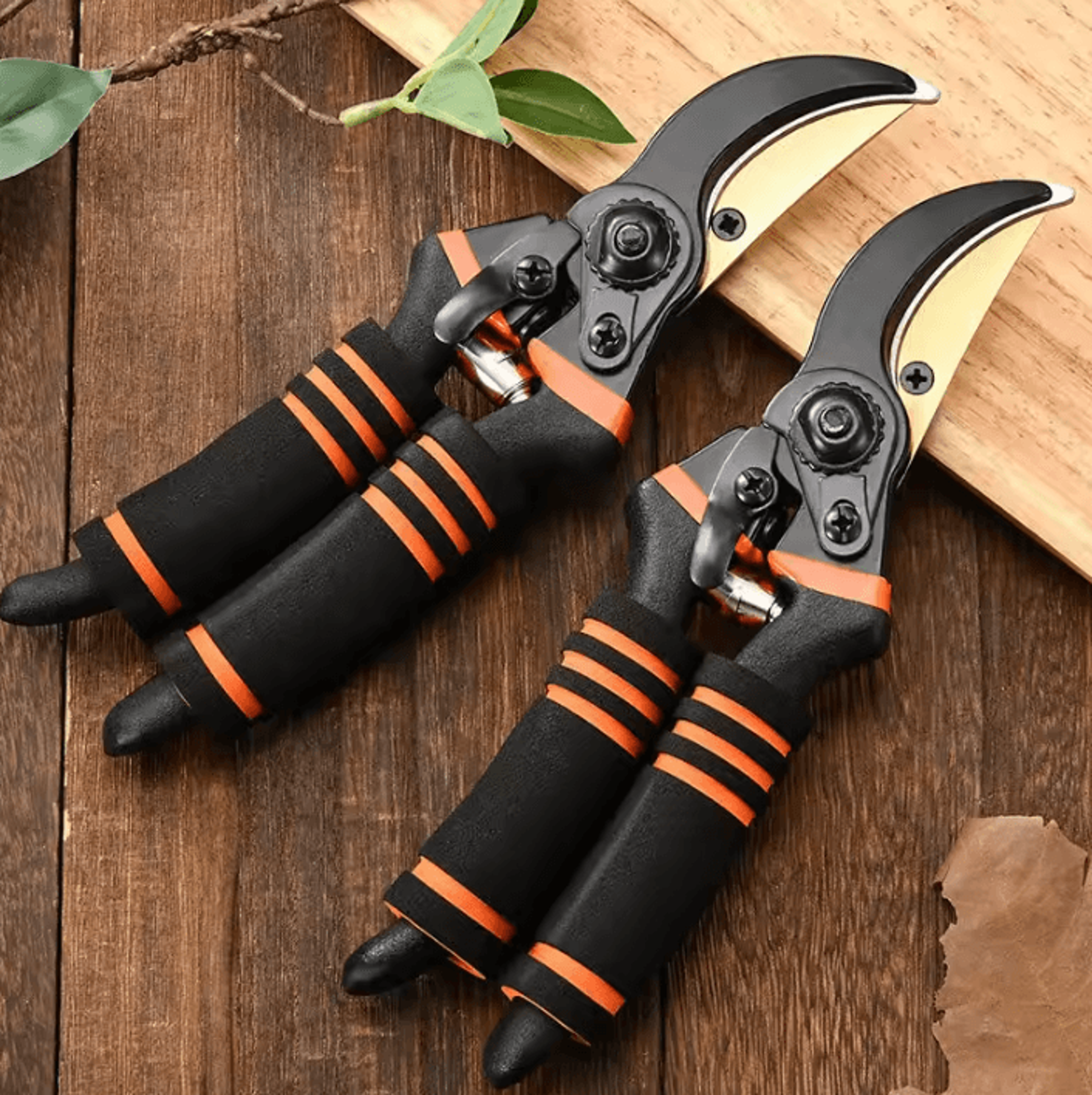 heavy duty pruning shears labor-saving steel branch cutter for gardening