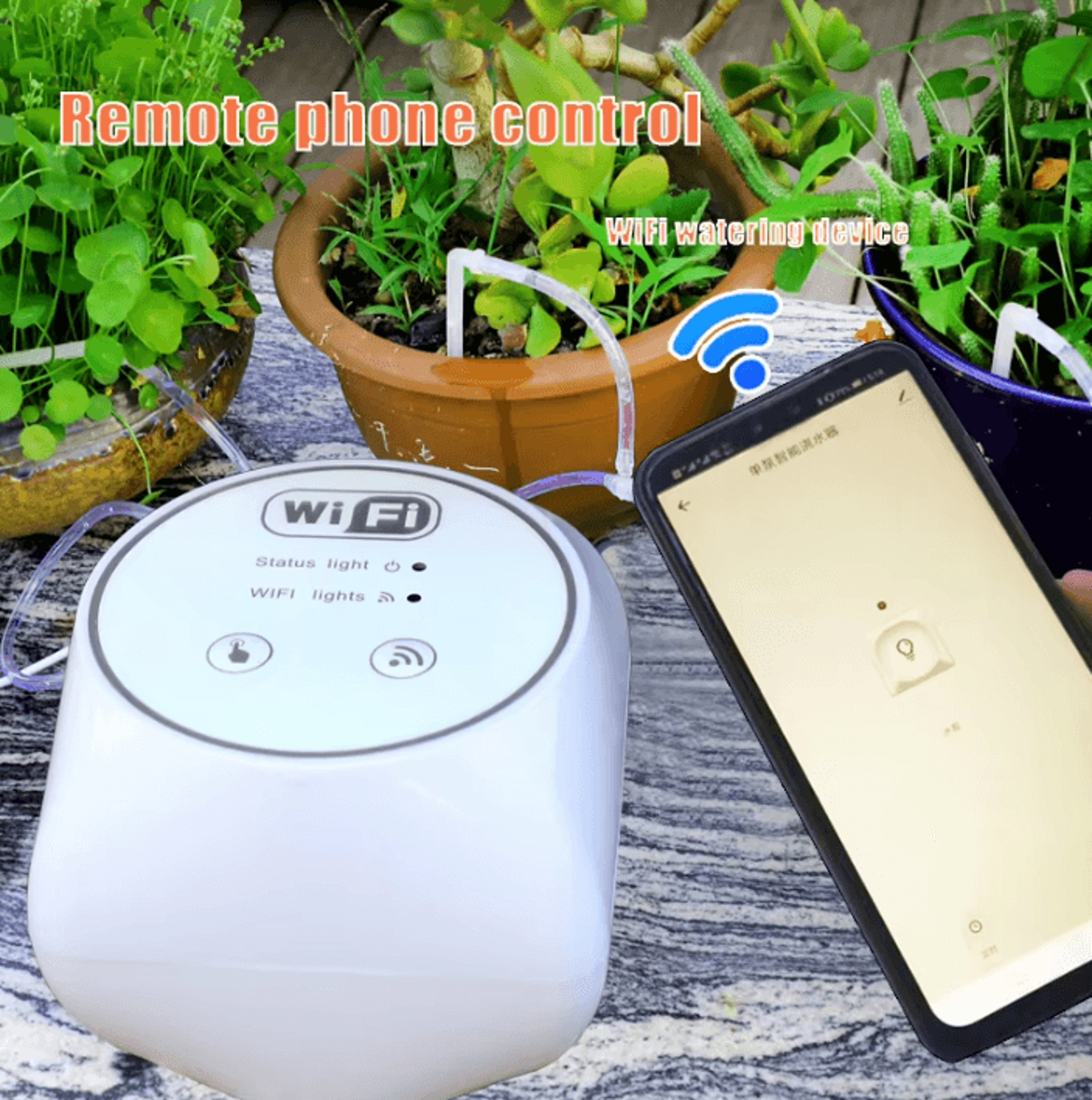 smart wifi drip irrigation system mobile app garden watering kit