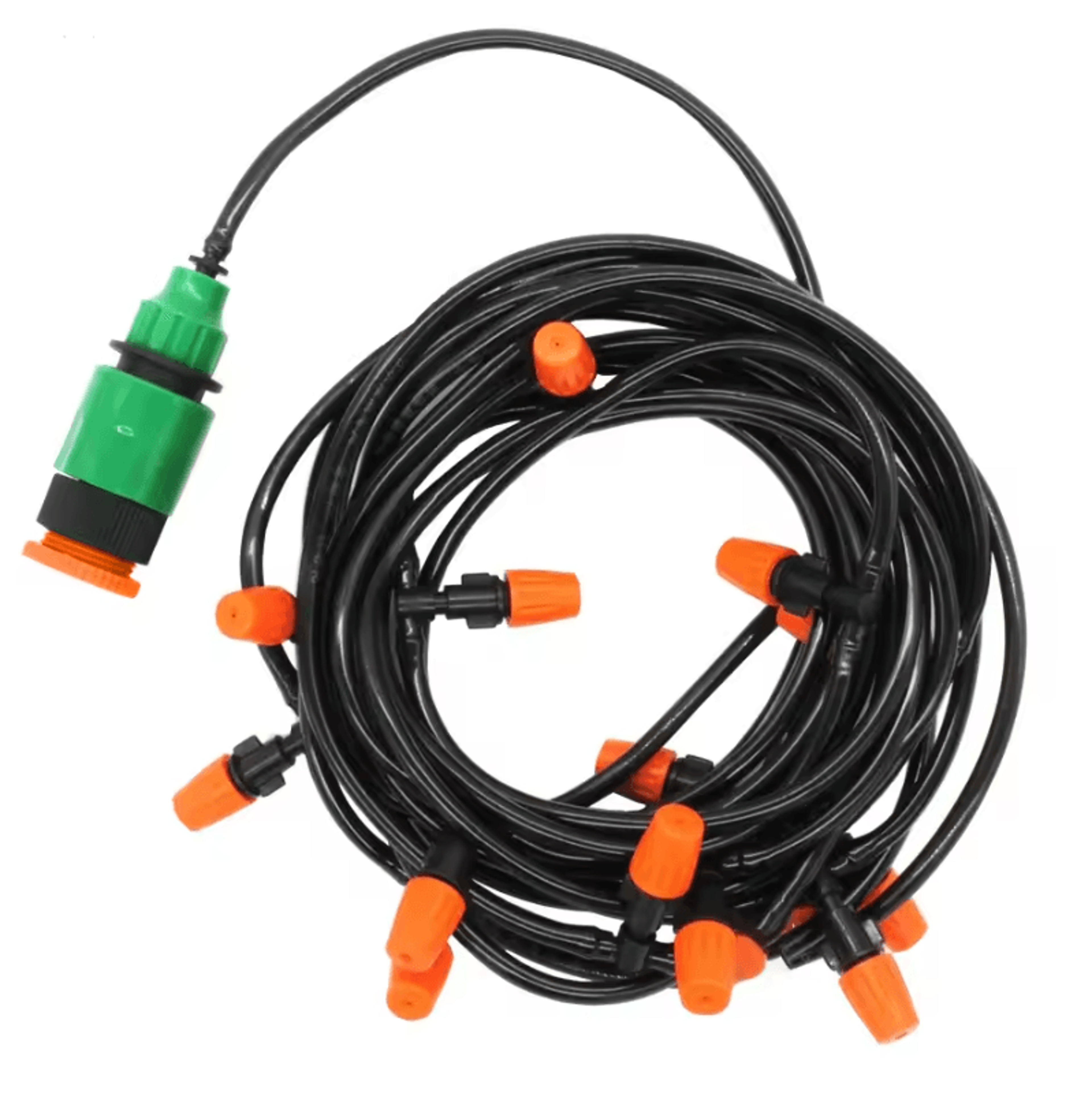 automatic garden misting irrigation kit adjustable fog nozzle watering system