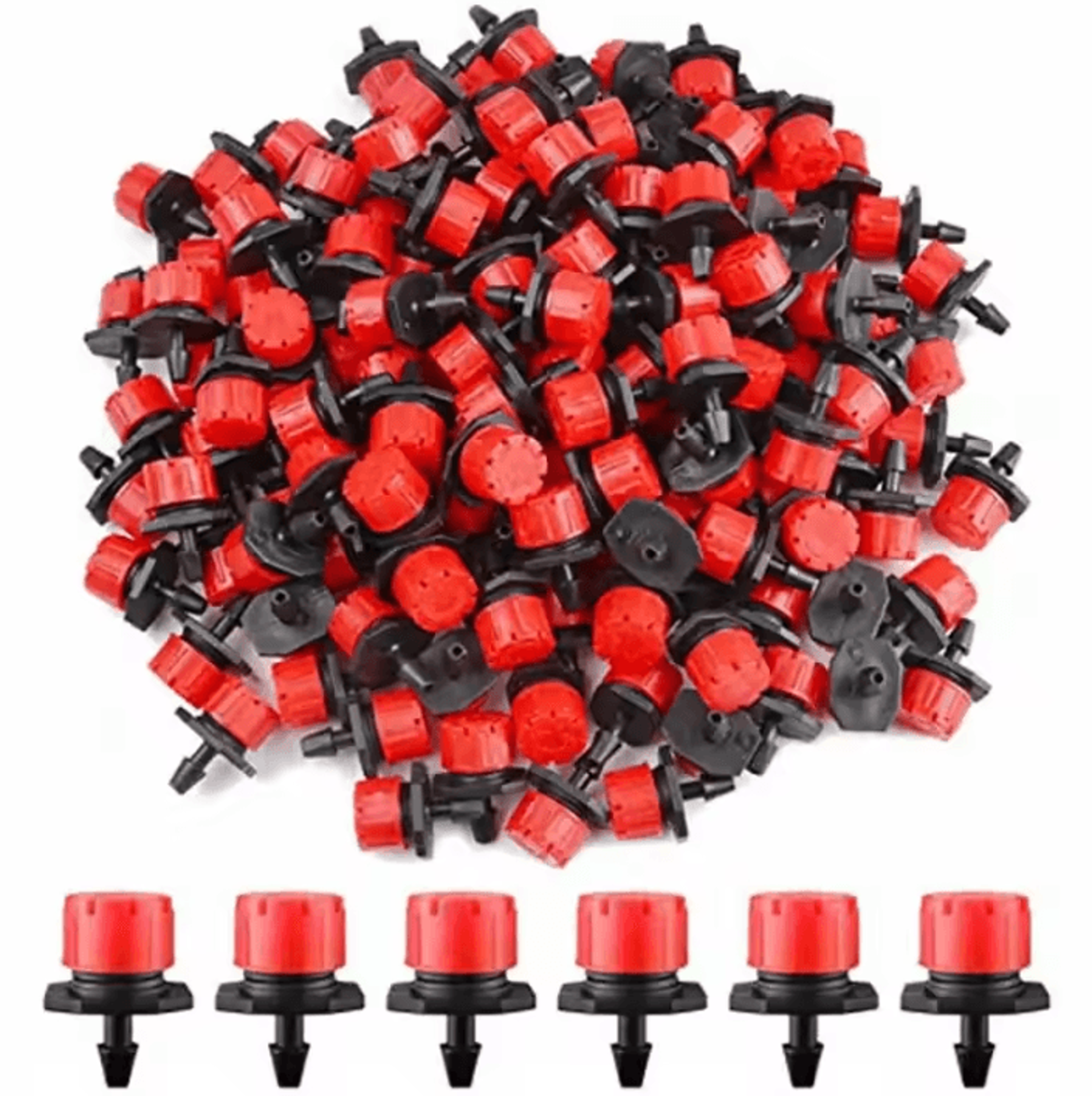 adjustable micro drip irrigation emitters 4/7mm garden watering nozzles