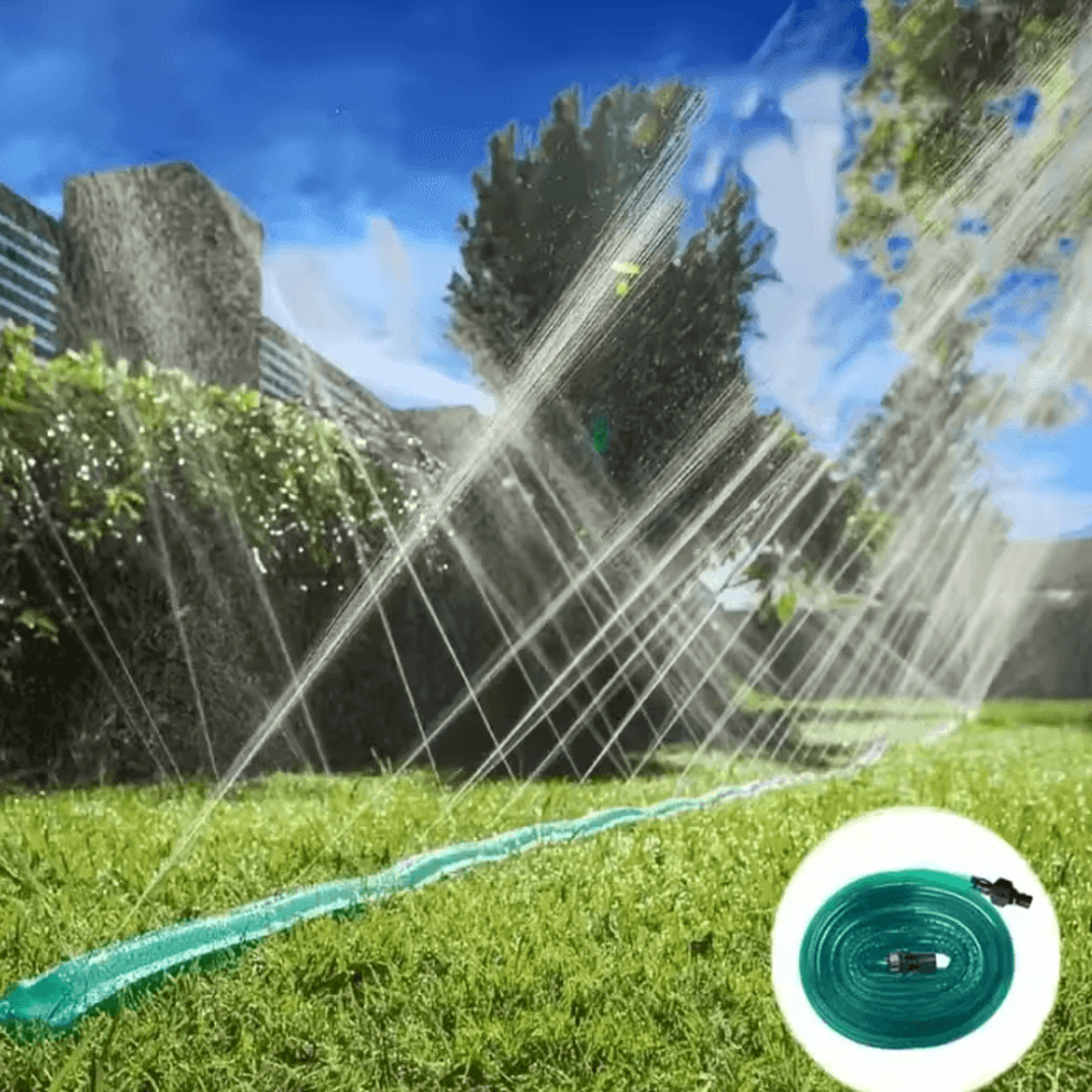 automatic lawn sprinkler irrigation system garden watering kit