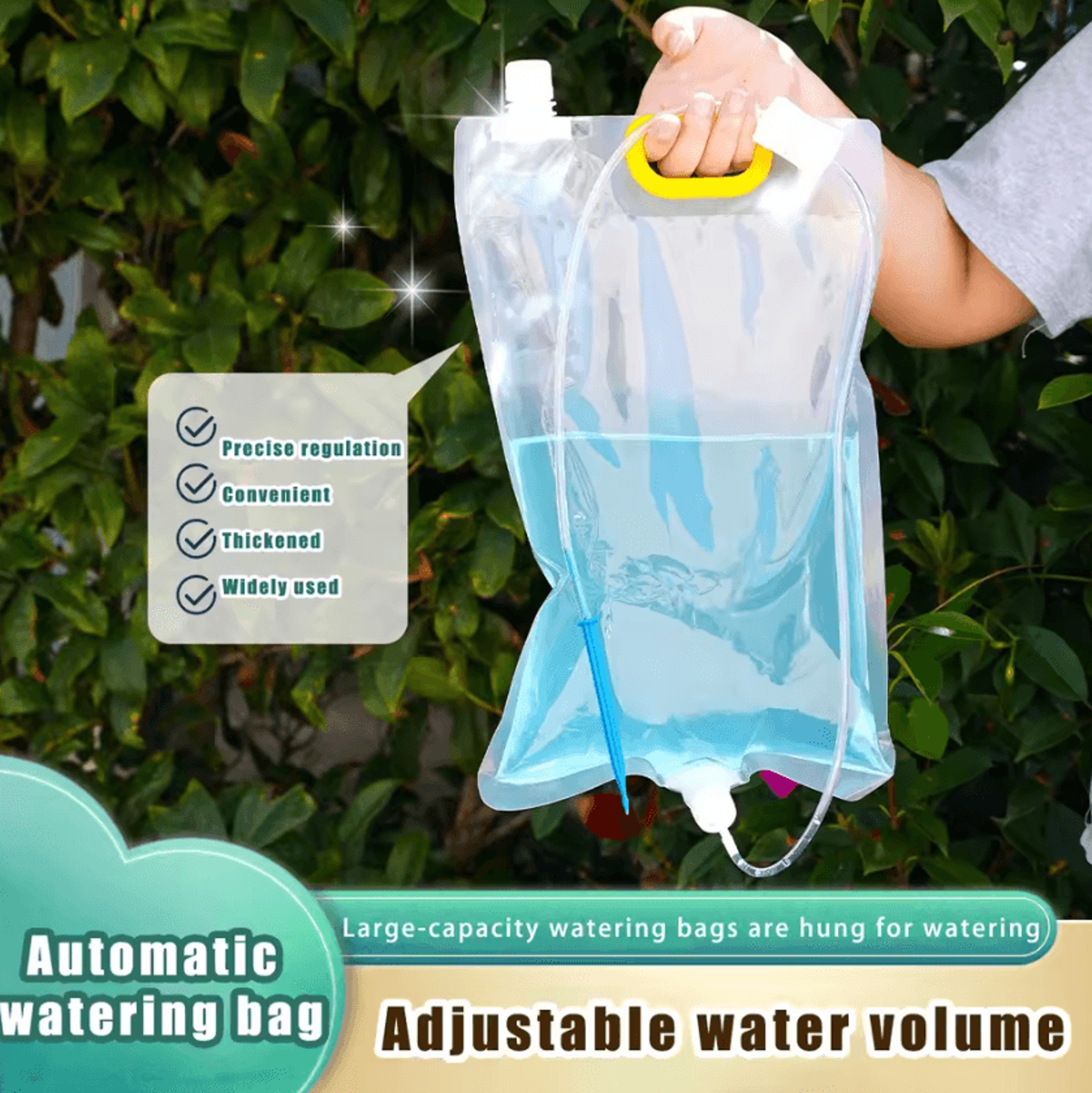 3.5l automatic plant watering bag slow drip irrigation system